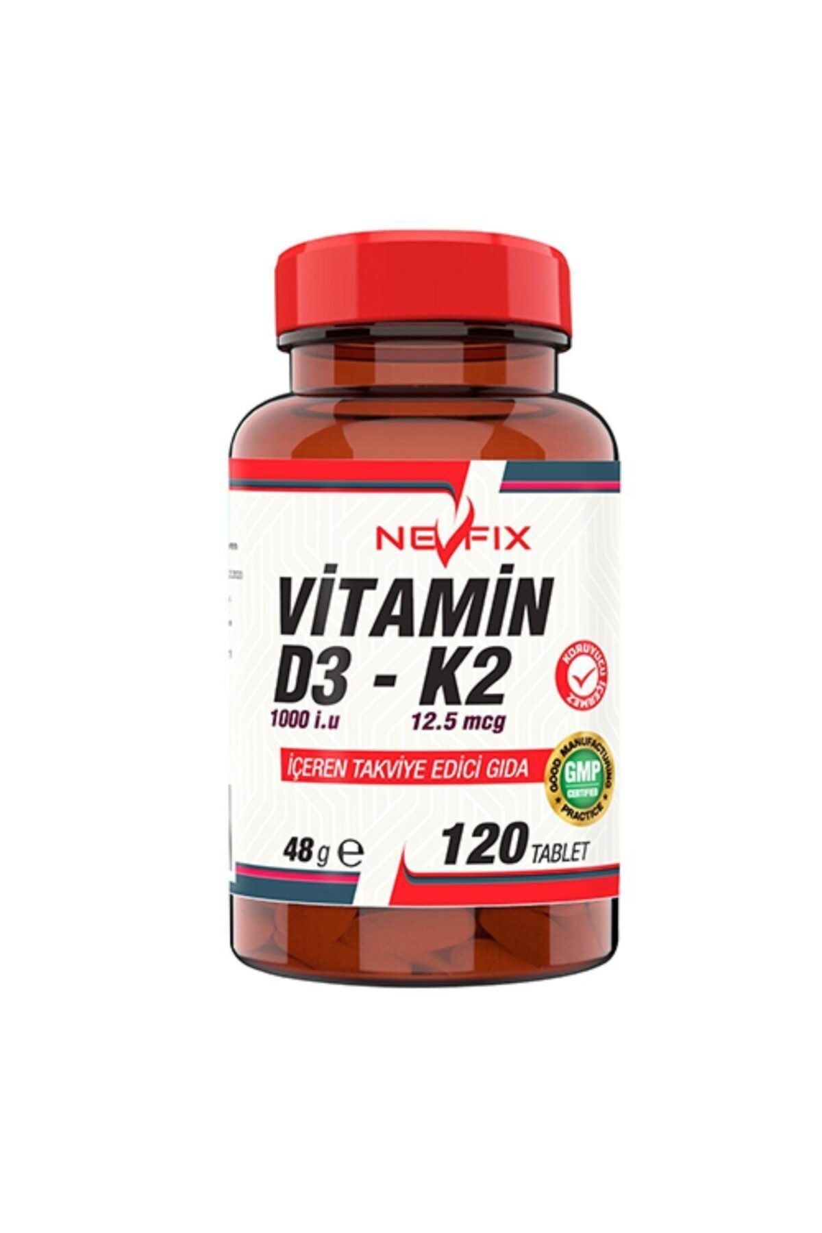 Nevfix Vitamin D3-k2 120 Tablet
