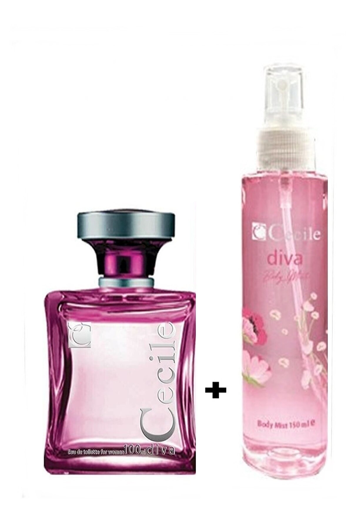 Cecile Diva Parfüm 100 ml Diva Body Mist Sprey 150 ml