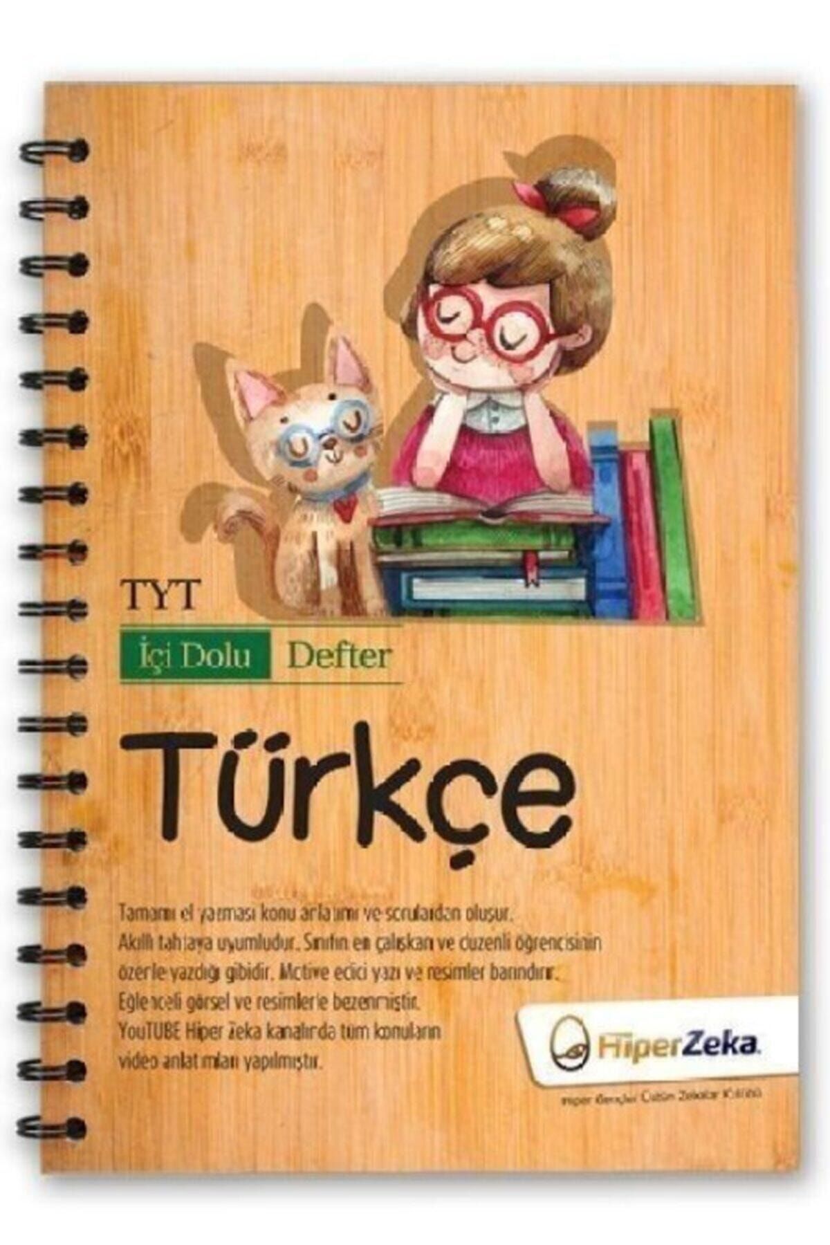 Hiper Zeka Yayınları Tyt Türkçe Içi Dolu Defter (konu Anlatımı Ve Soru Bankası)