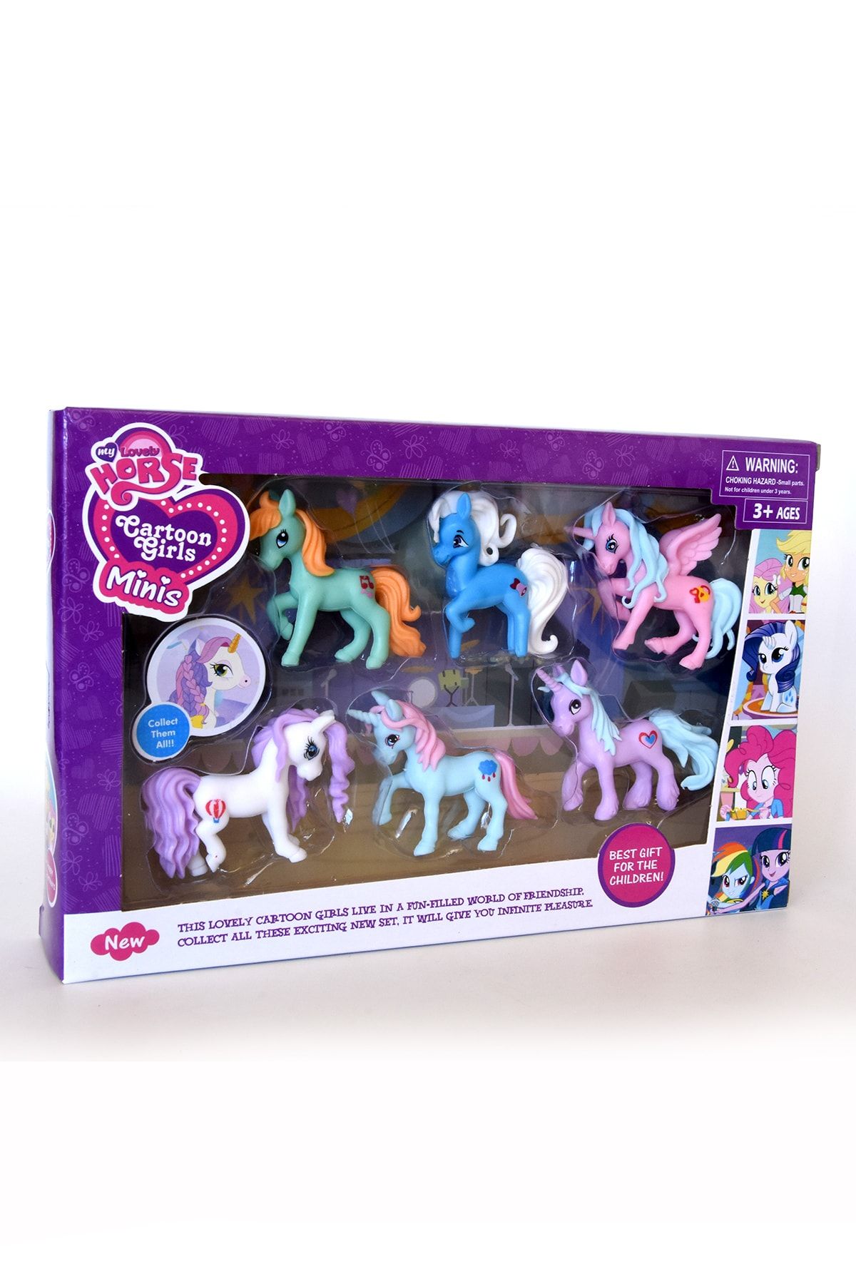 My Little Pony Pony Karakter Seti 6 Lı Pony At