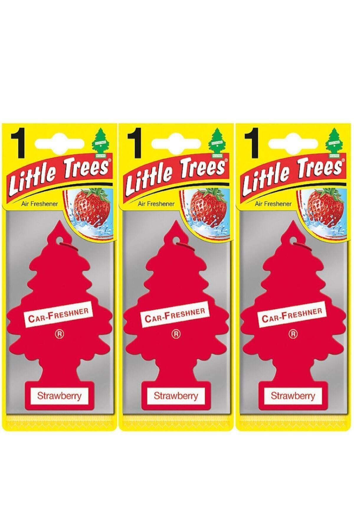 Car Freshner Little Trees Oto Kokusu 3'lü Çilek