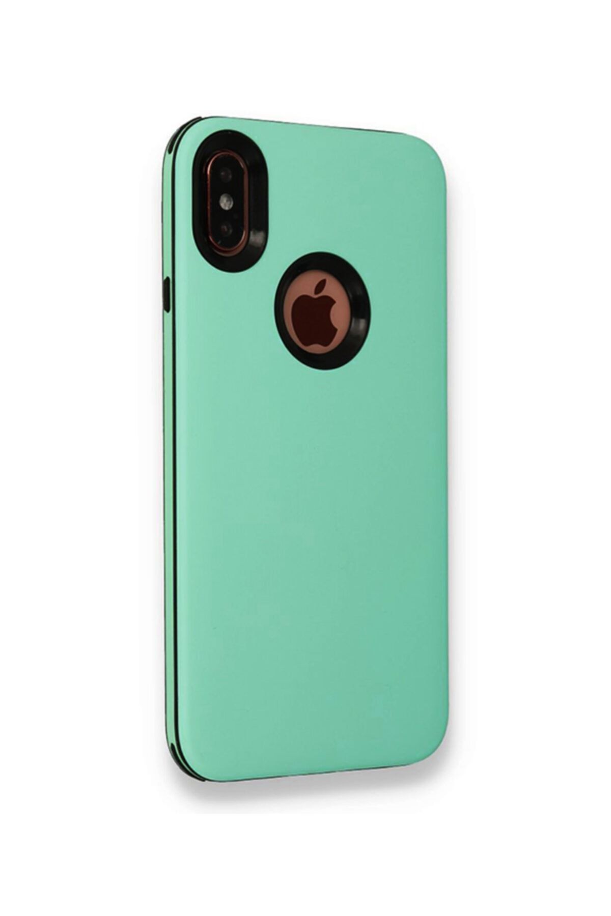 Molly Iphone Xs Max Uyumlu Su Yeşili Pales Çift Katmanlı Sert Silikon Kılıf