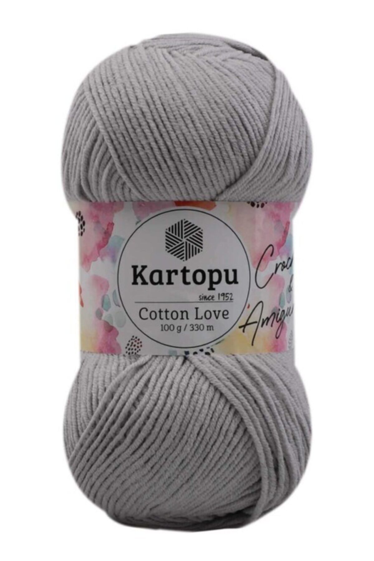 Genel Markalar Cotton Love K991 Açık Gri Renk El Örgü Ipi - 1 Adet
