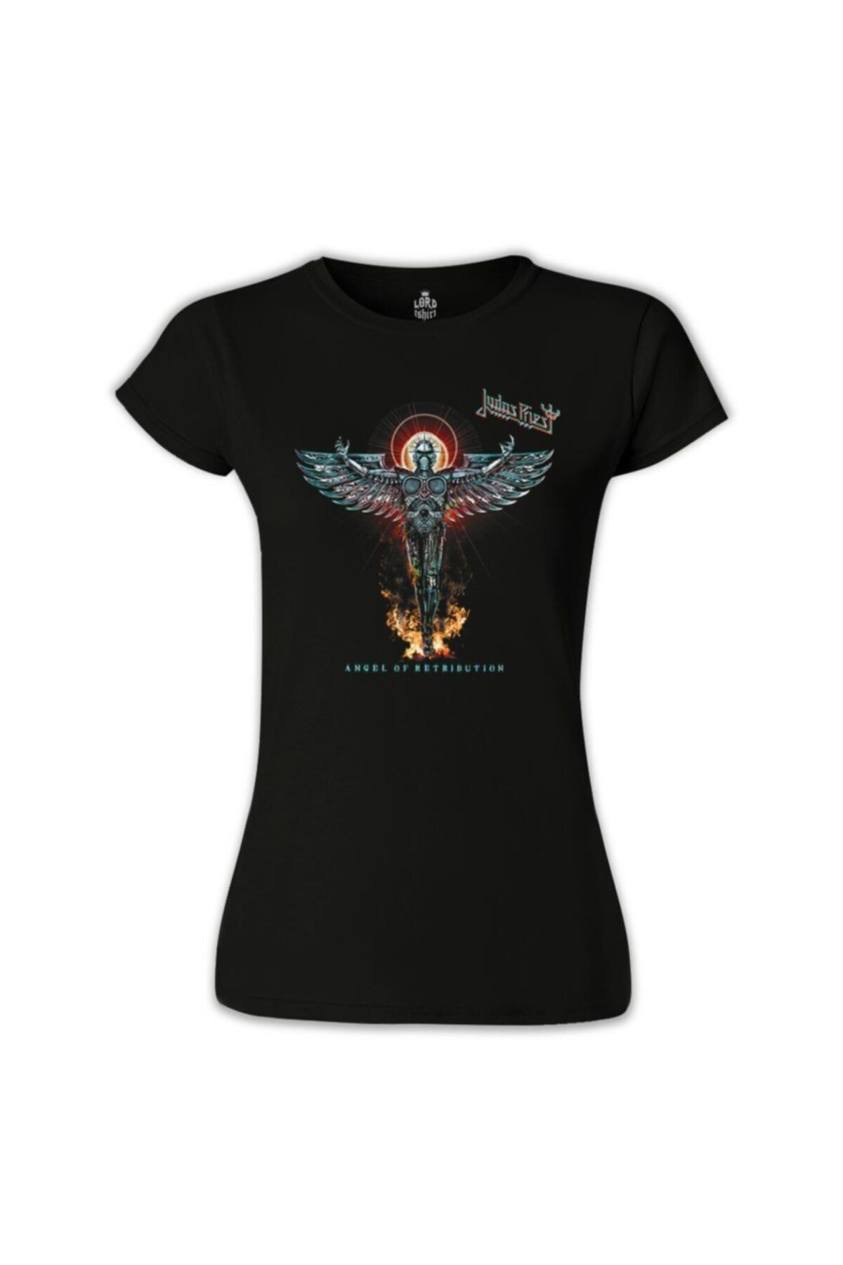 Lord T-Shirt Judas Priest - Angel Siyah Bayan Tshirt