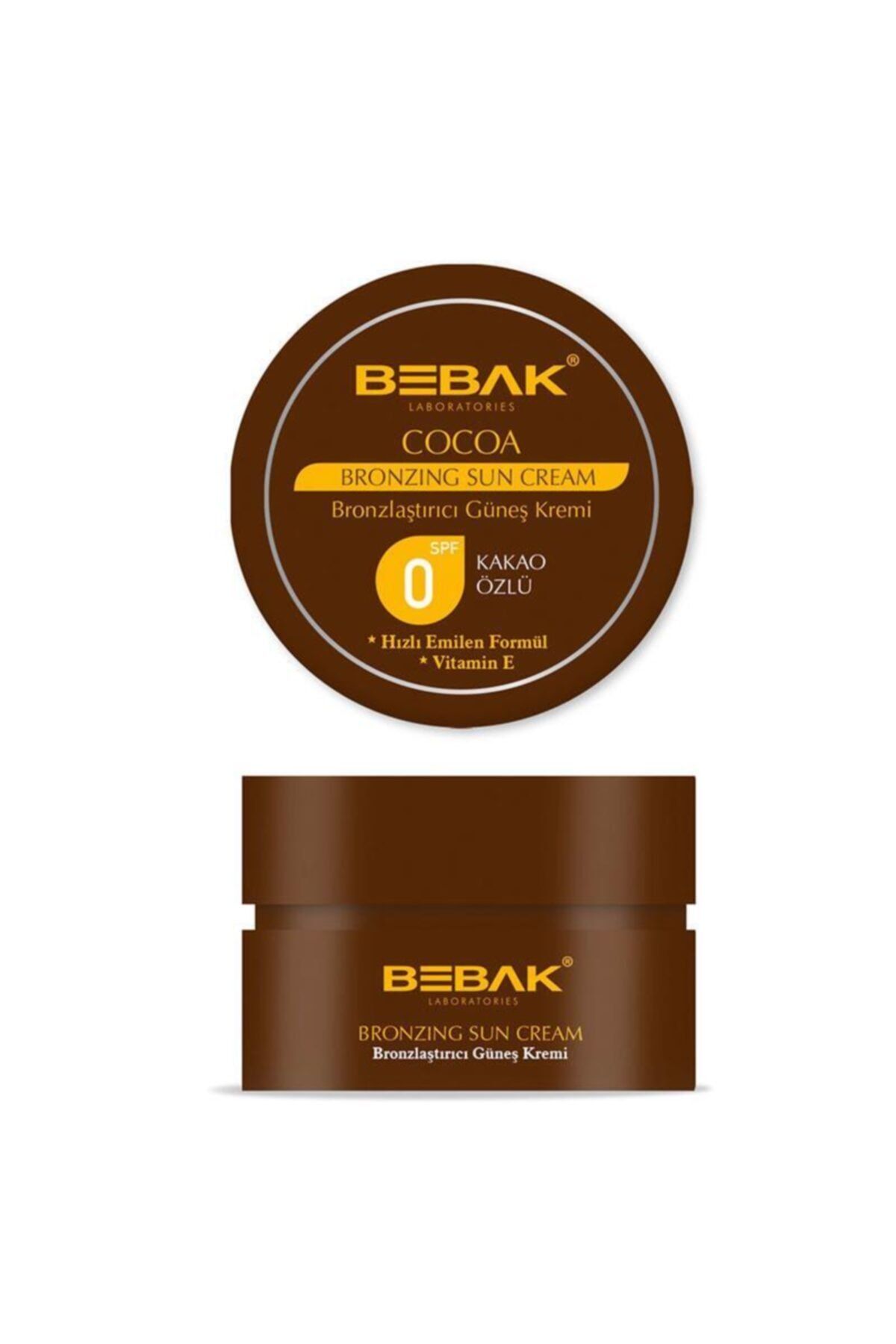 Bebak Kakao Özlü Bronzlaştırıcı Güneş Kremi 100 ml