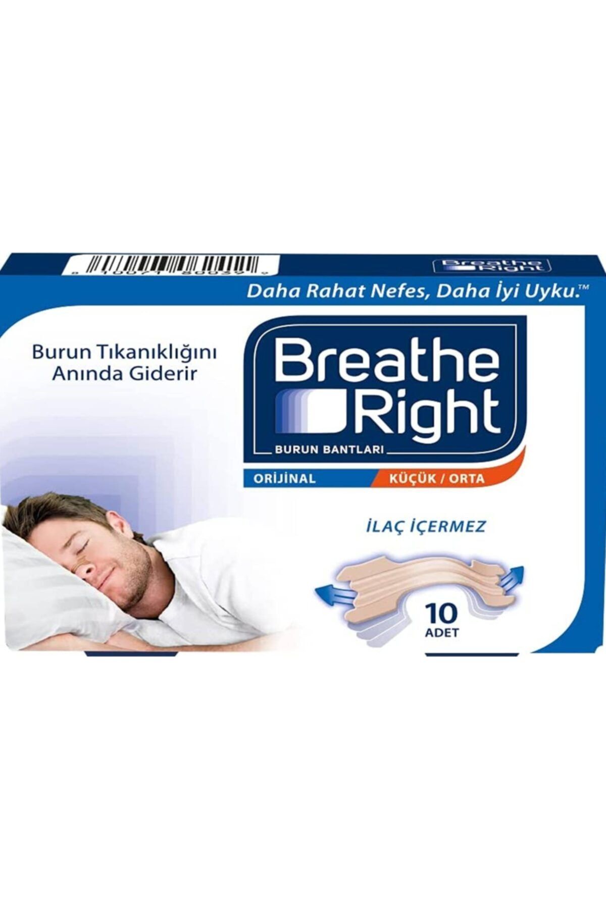 Breathe Right Orijinal (klasik) Burun Bantı Yeni Ambalajında 90 Adet
