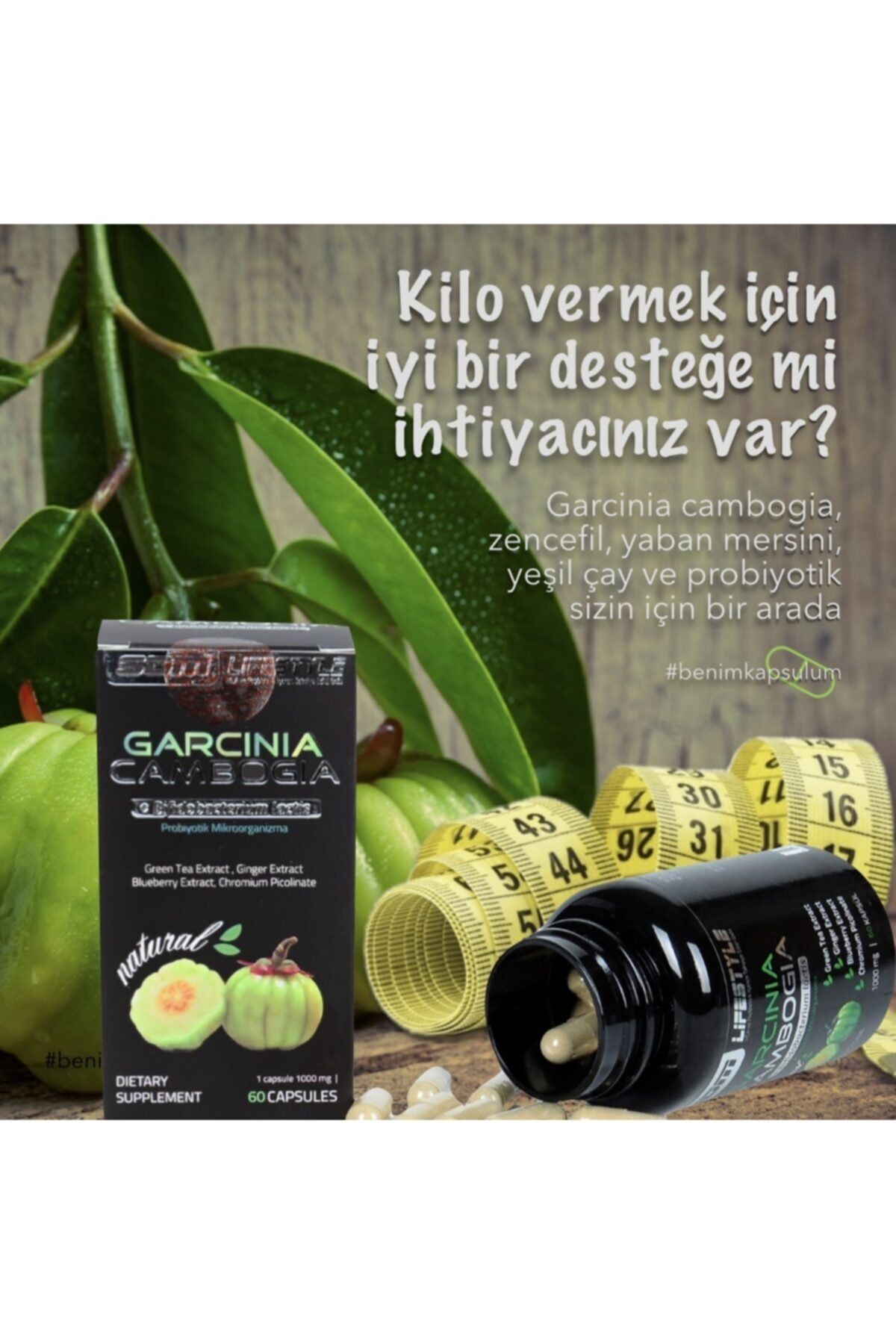 SDMLifeStyle Garcinia cambogia, yeşil çay ve Bifidobacterium lactis, İdeal Kiloyu Sürdürme, Dengeli beslenme