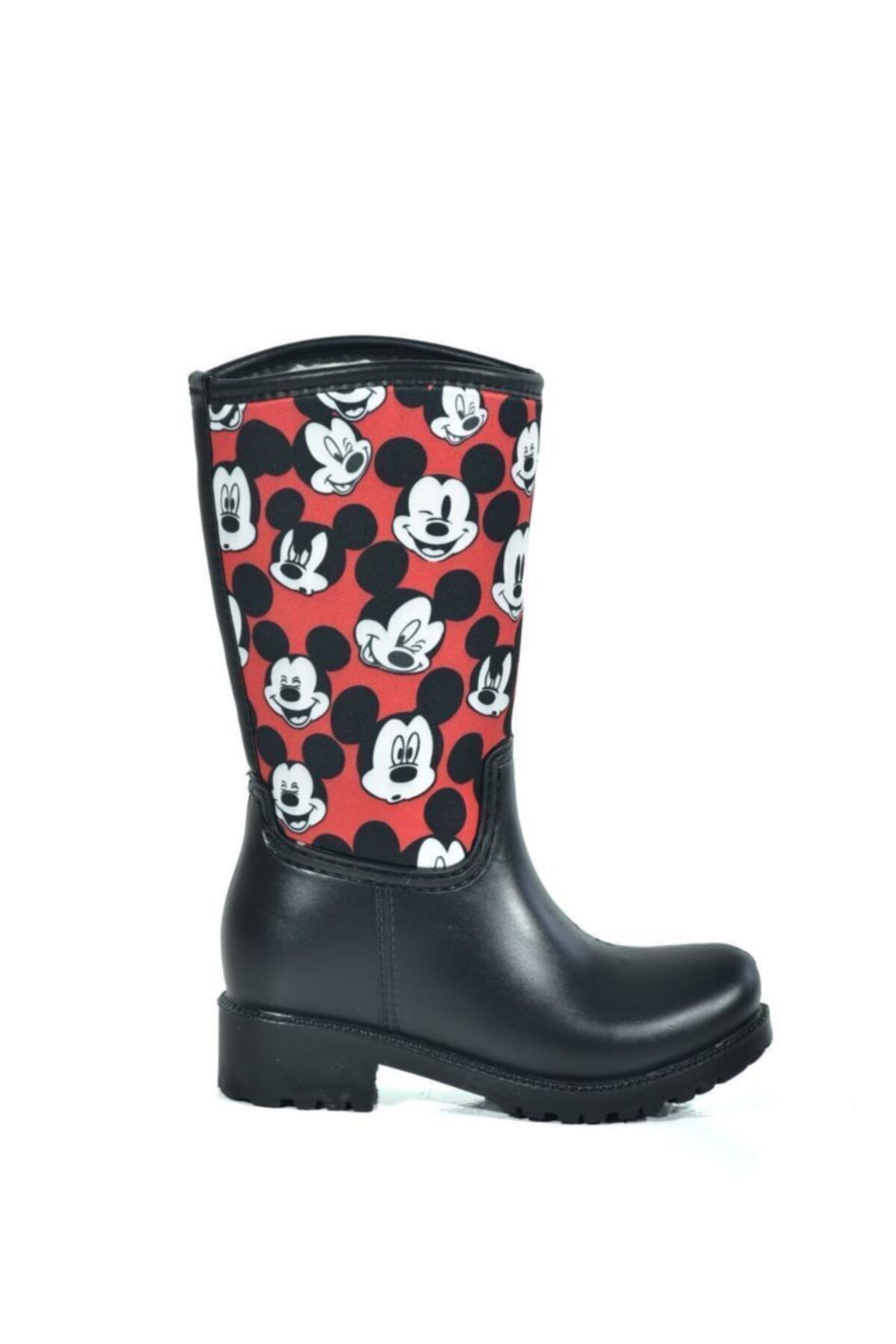 Mickey Mouse Siyah Kız Çocuk Yağmur Çizmesi