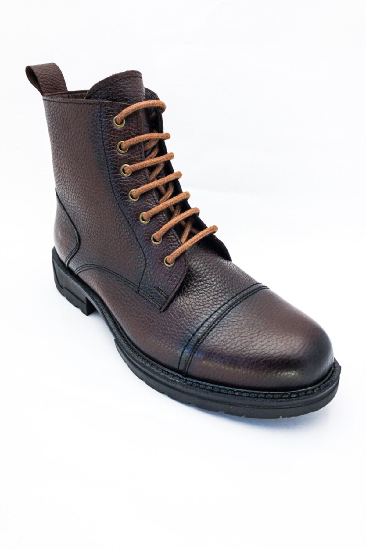 brunette Klasik Sneakers Kahverenk - Br1024 %100 Deri Ve El Işçiliği