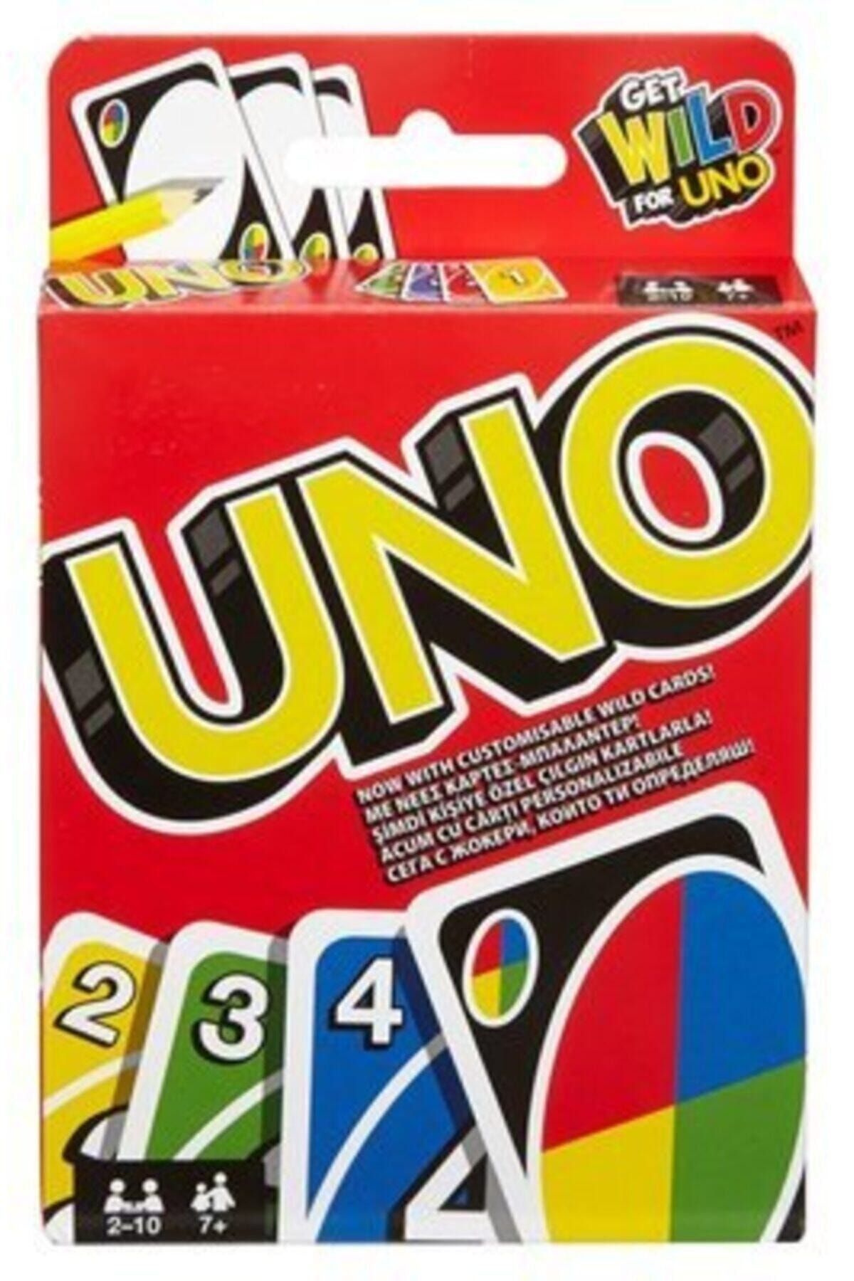 Phigo Uno Çift Deste 112 Kart Uno Oyun Kağıt Aile Oyunu
