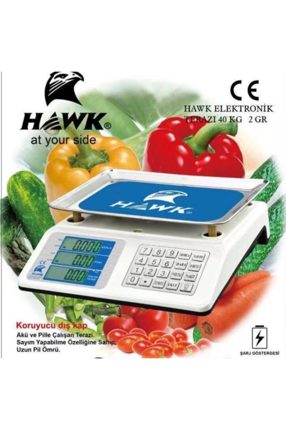 HAWK Ys-189 30 Kg Elektronik Terazi