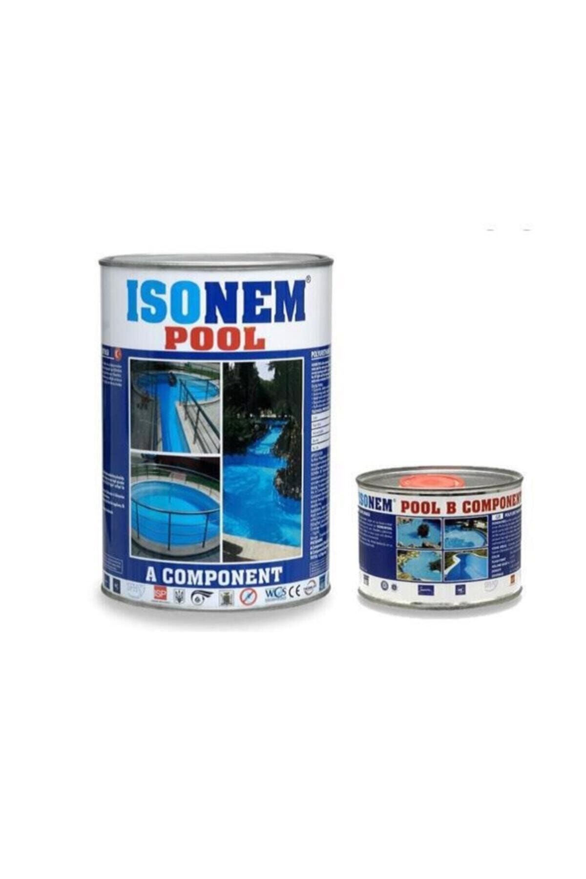 Isonem Pool Çift Bileşenli Mavi Havuz Yalıtım Boyası 4,5 Kg