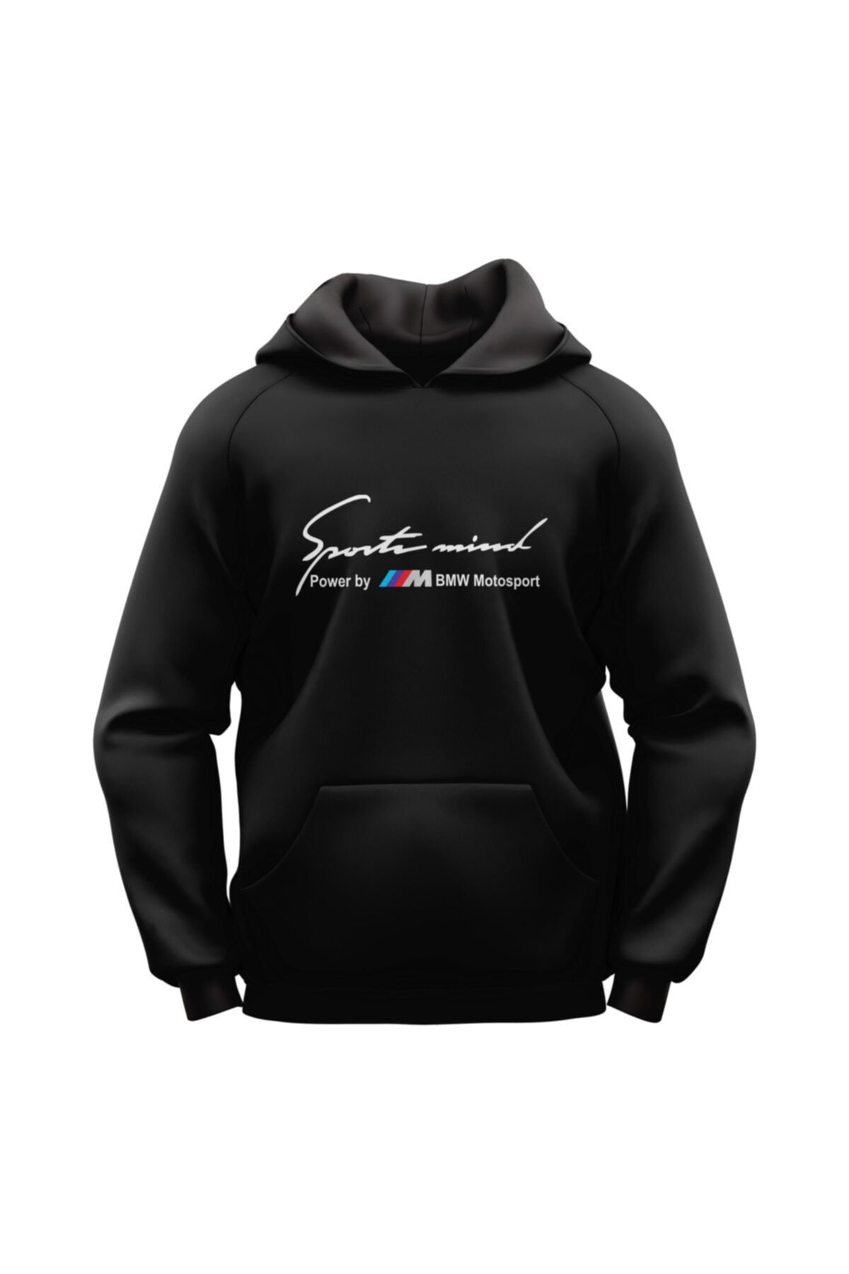 Renkli Garaj M Sport Siyah Kapüşonlu Sweatshirt