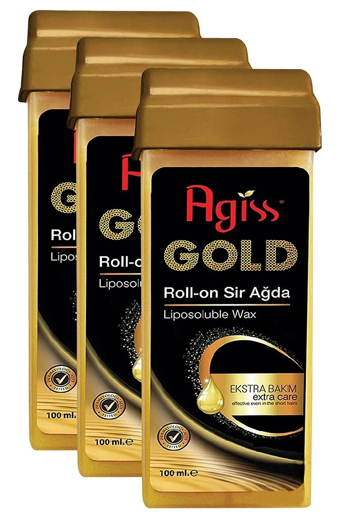 AGISS Roll-on Gold 100 ml x3 Adet Sir Ağda