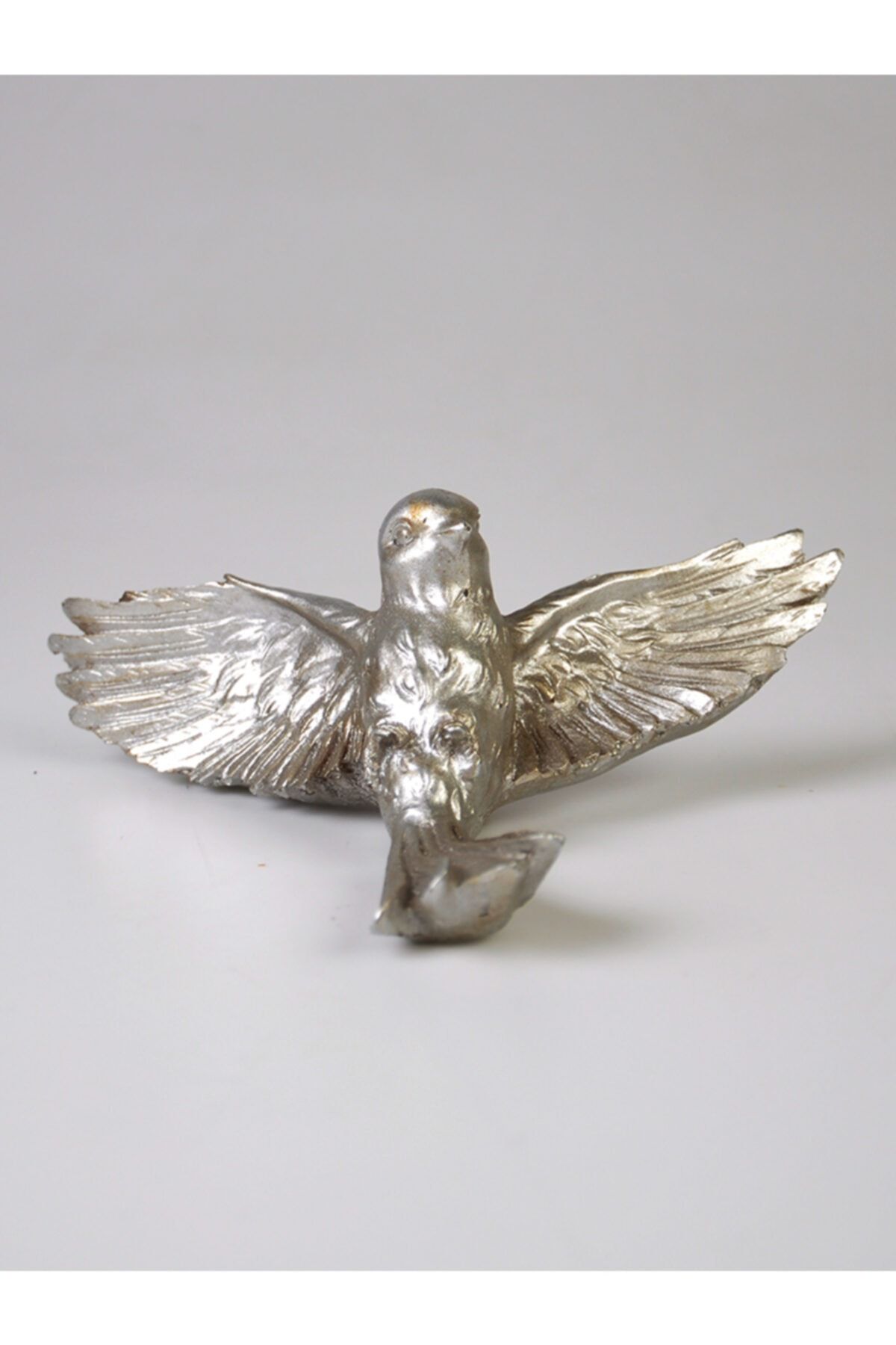 The Company Dekoratif Kuş Biblo Gümüş