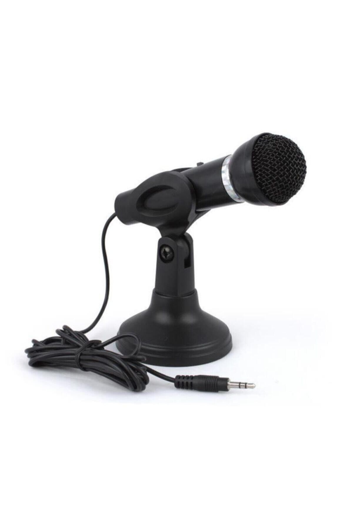 Powermaster Unico Masaüstü Bilgisayar Kürsü Mikrofon Siyah Renk Kablolu Mikrofon