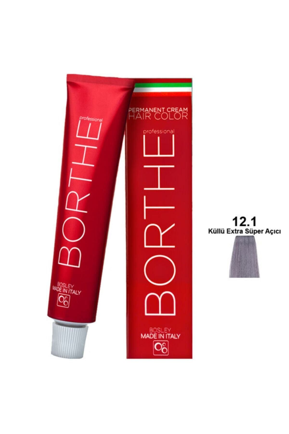 Borthe (BOSLEY) Saç Boyası 12.1 Extra Süper Açıcı Ash Superlightner 60ml Saç Boyası