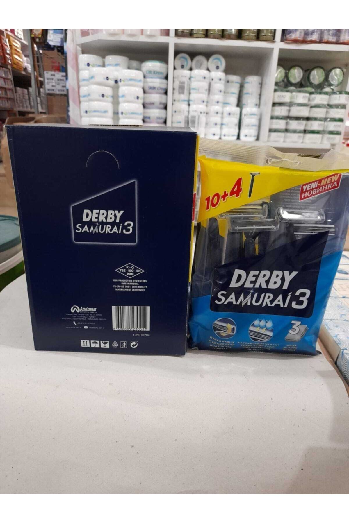 Derby Samurai 3 Tıraş Bıçağı 10+4 Adetli 7 Paket