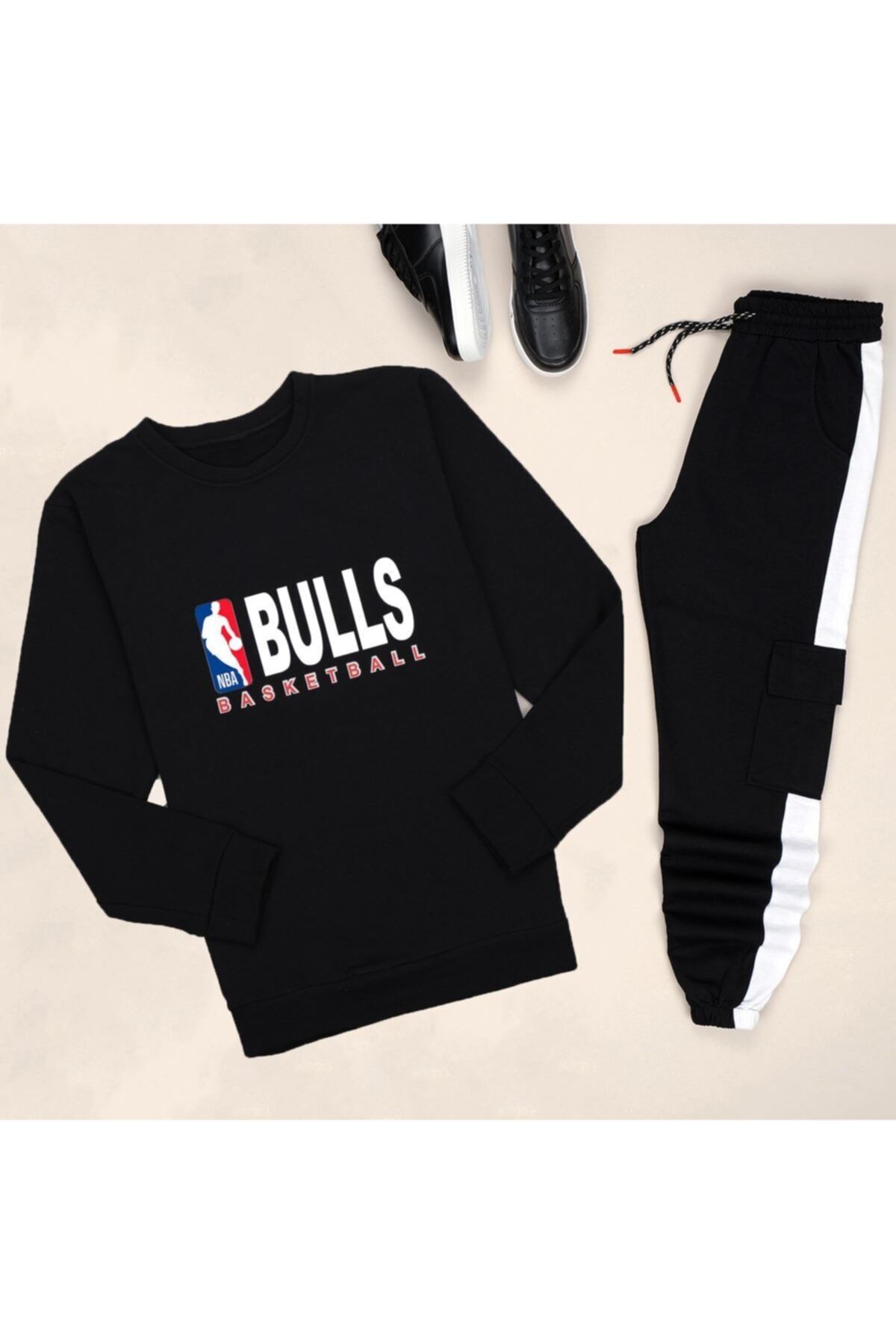 öz taha Siyah Bulls Eşofman Takımı