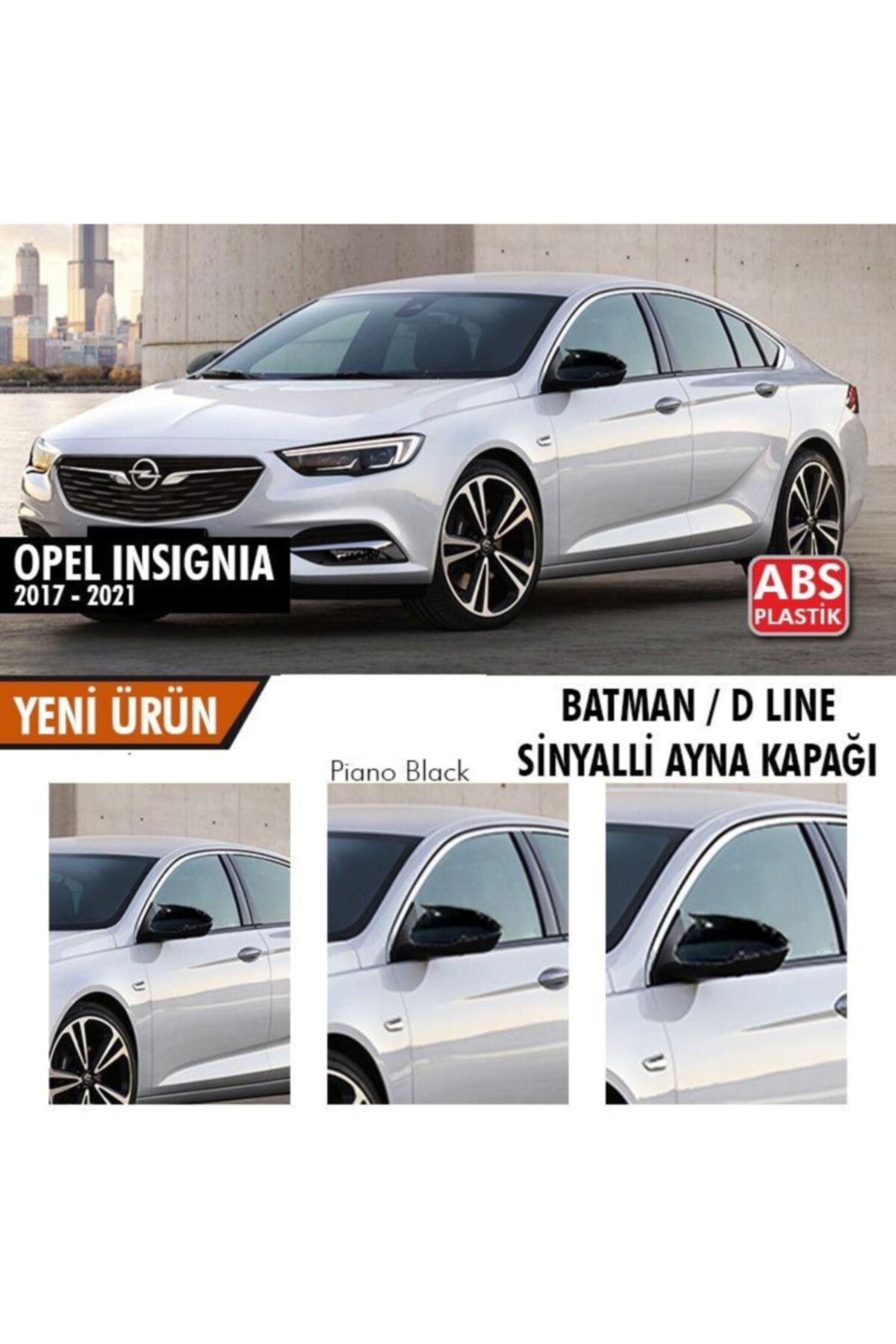 Dynamic Opel Insignia Yarasa Ayna Kapağı Batman Ayna
