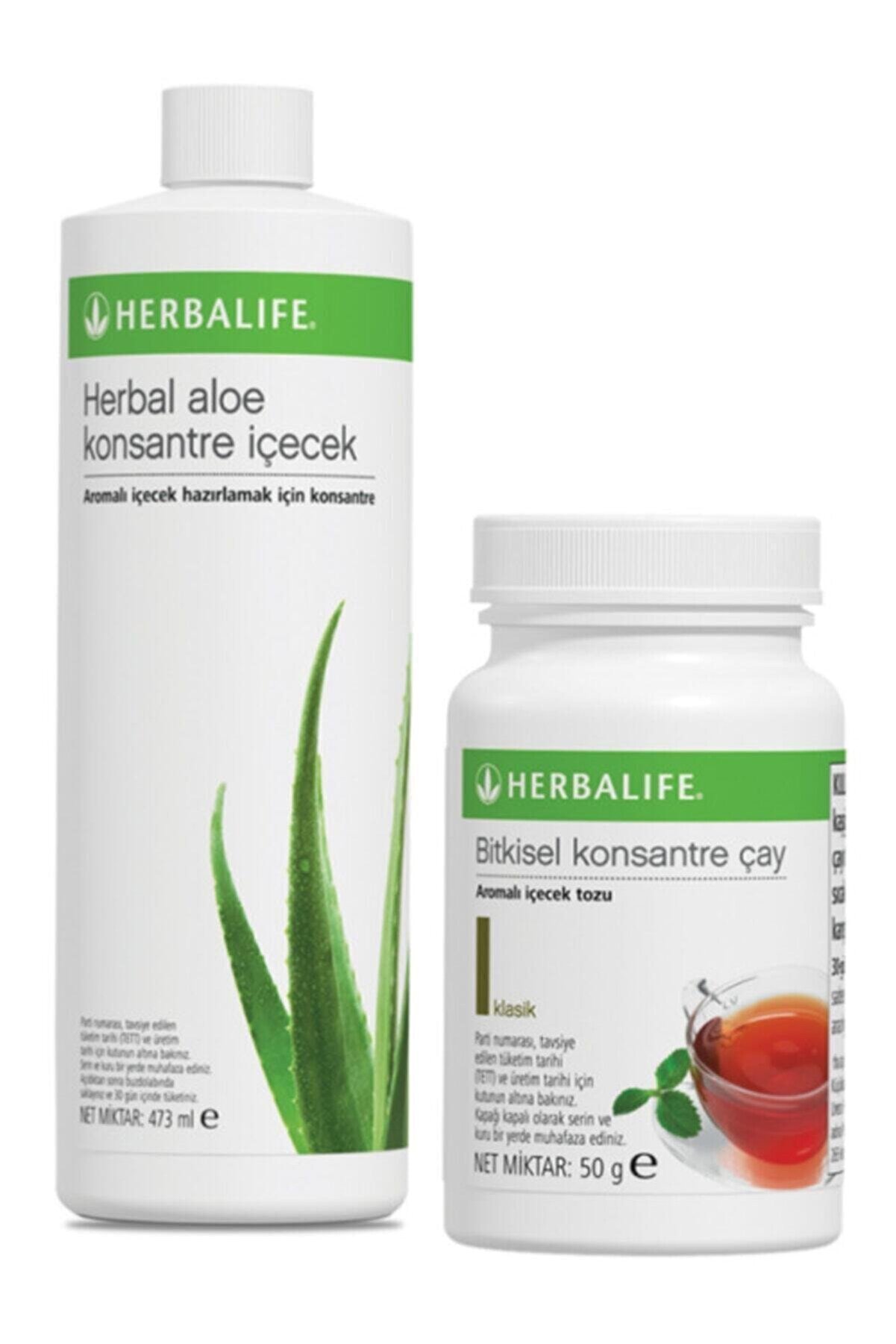 Herbalife Aloe Konsantre İçecek Suyu ve Bitkisel Klasik Çay 50 gr