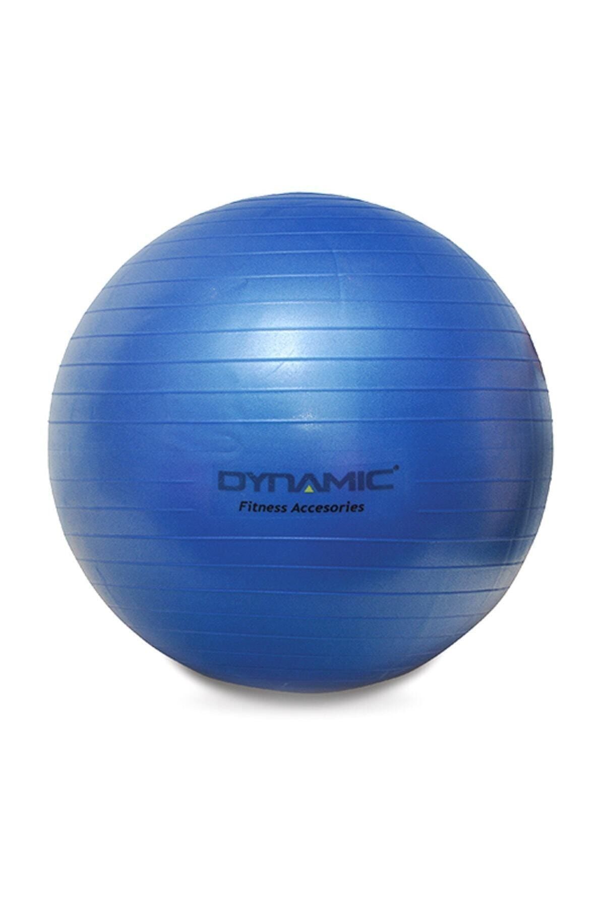 Dynamic 65 Cm Mavi Pilates Topu Çift Yönlü Pompa