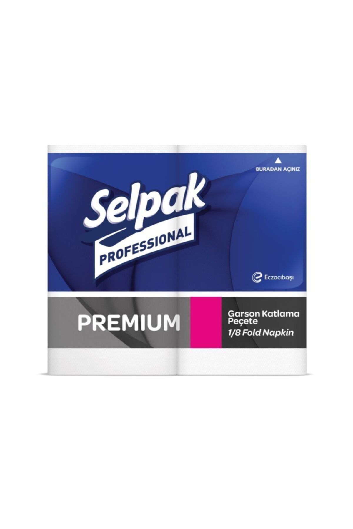 Selpak Professional Premium Garson Katlama Peçete Beyaz 33x33 Cm 100'lü X 24 Pk.