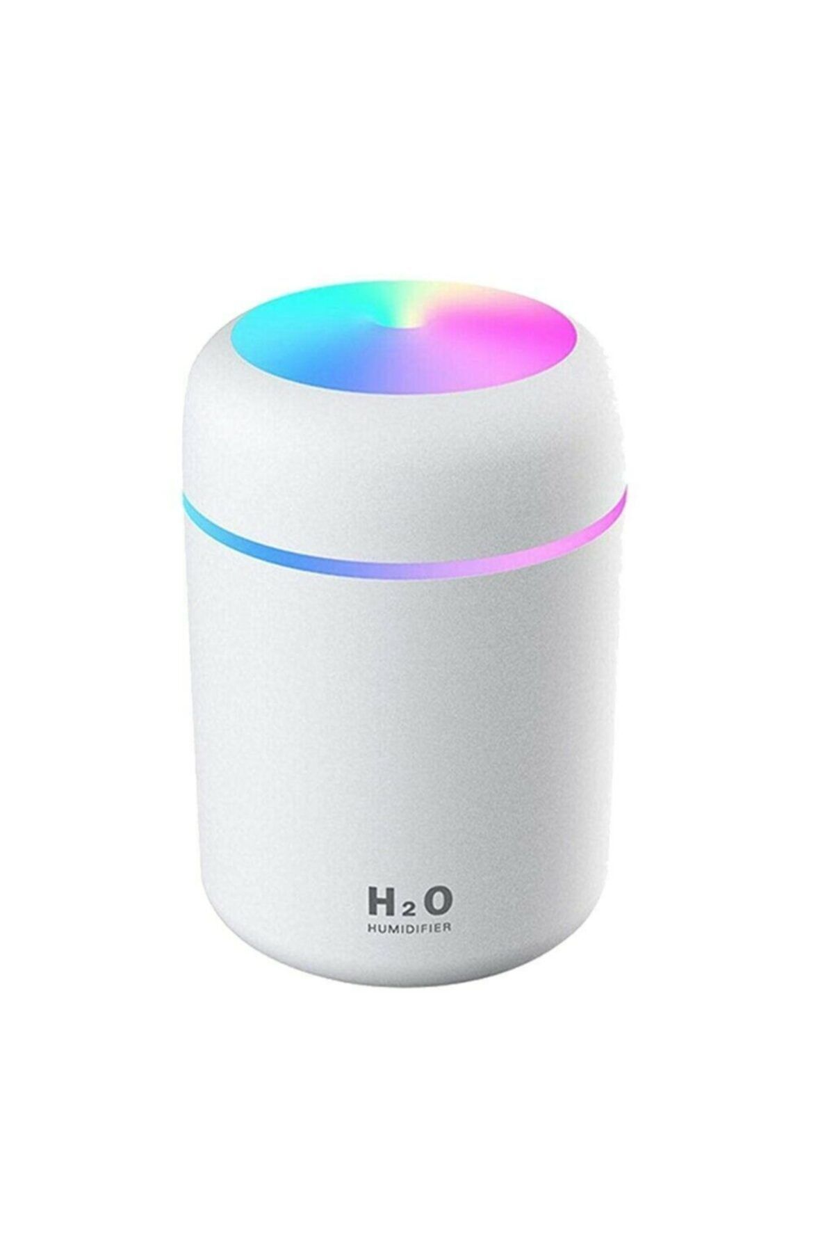 ds H2O Humidifier Ulrasonik Hava Nemlendirici Buhar Makinesi 300 Ml Hazneli Soğuk Buhar Difüzör - Beyaz
