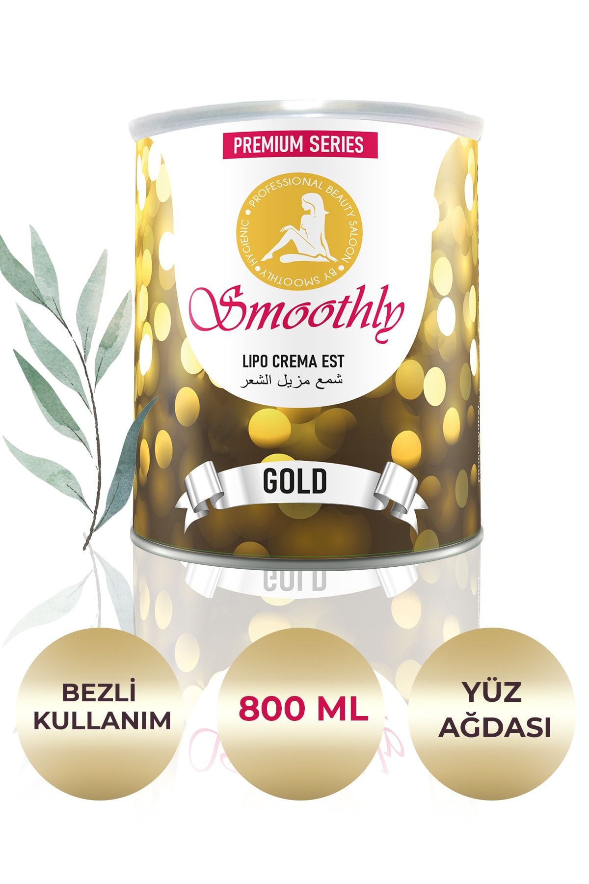 Smoothly Gold Konserve Ağda Premium Series 800g
