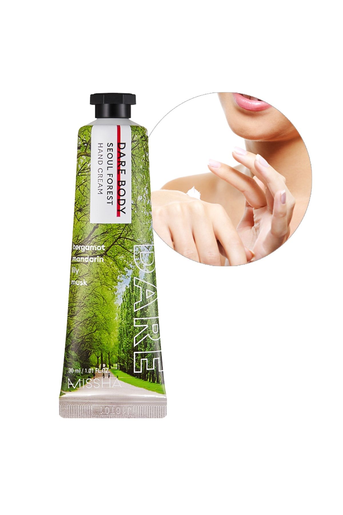 Missha Çarpıcı Kokulu, Nemlendirme Etkili El Bakım Kremi Dare Body Hand Cream (seoul Forest)
