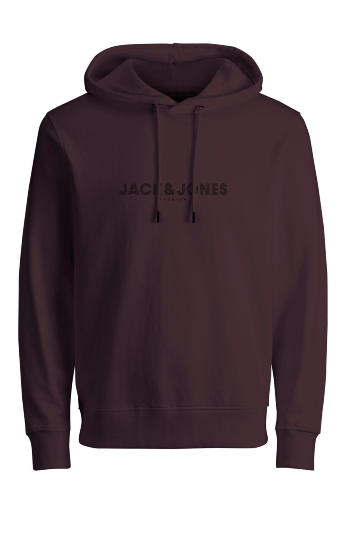Jack & Jones Erkek Blabooster Bordo Sweatshirt 12201561-18