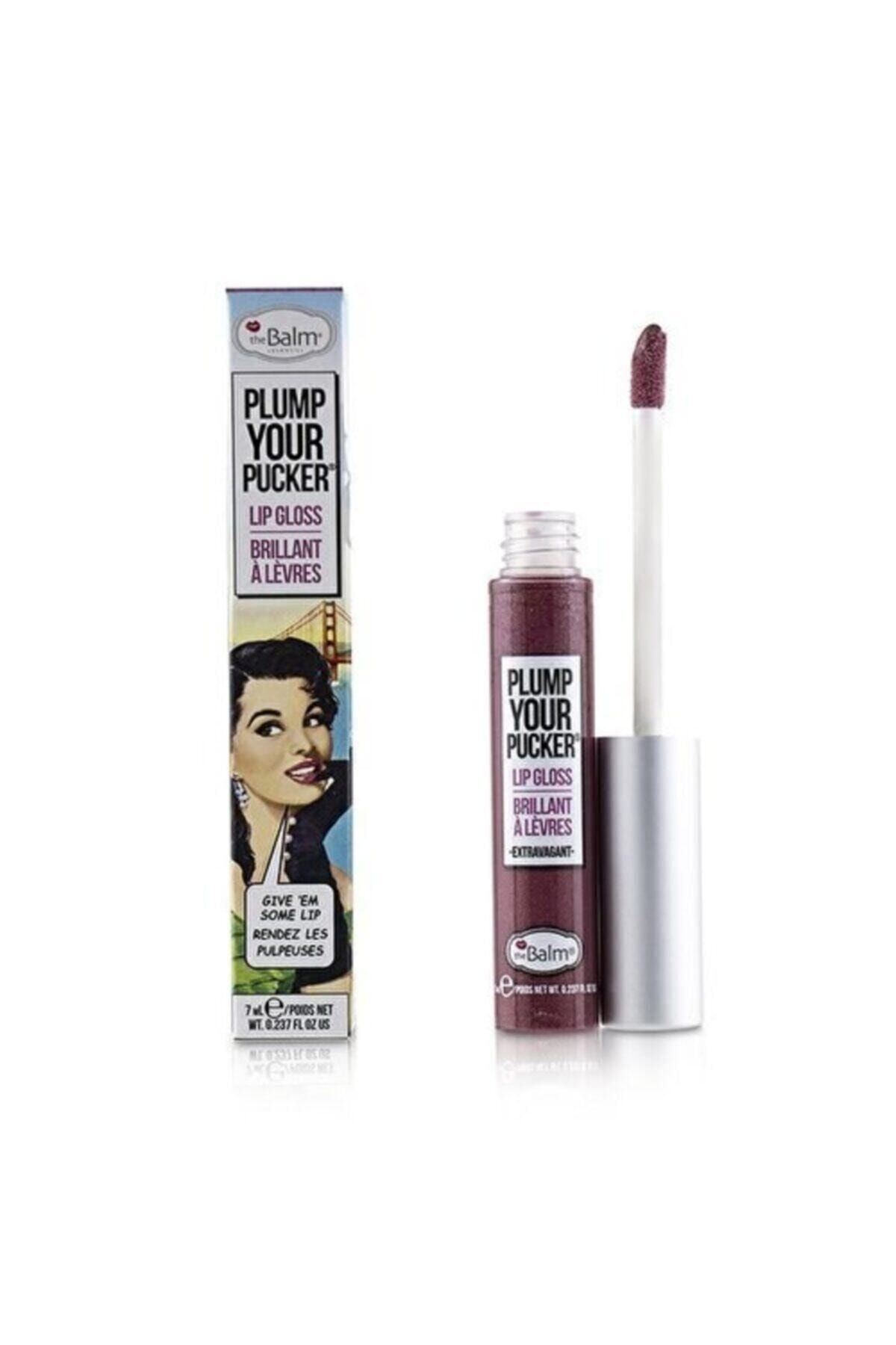 the balm Plump Your Pucker Lip Gloss-extravagant
