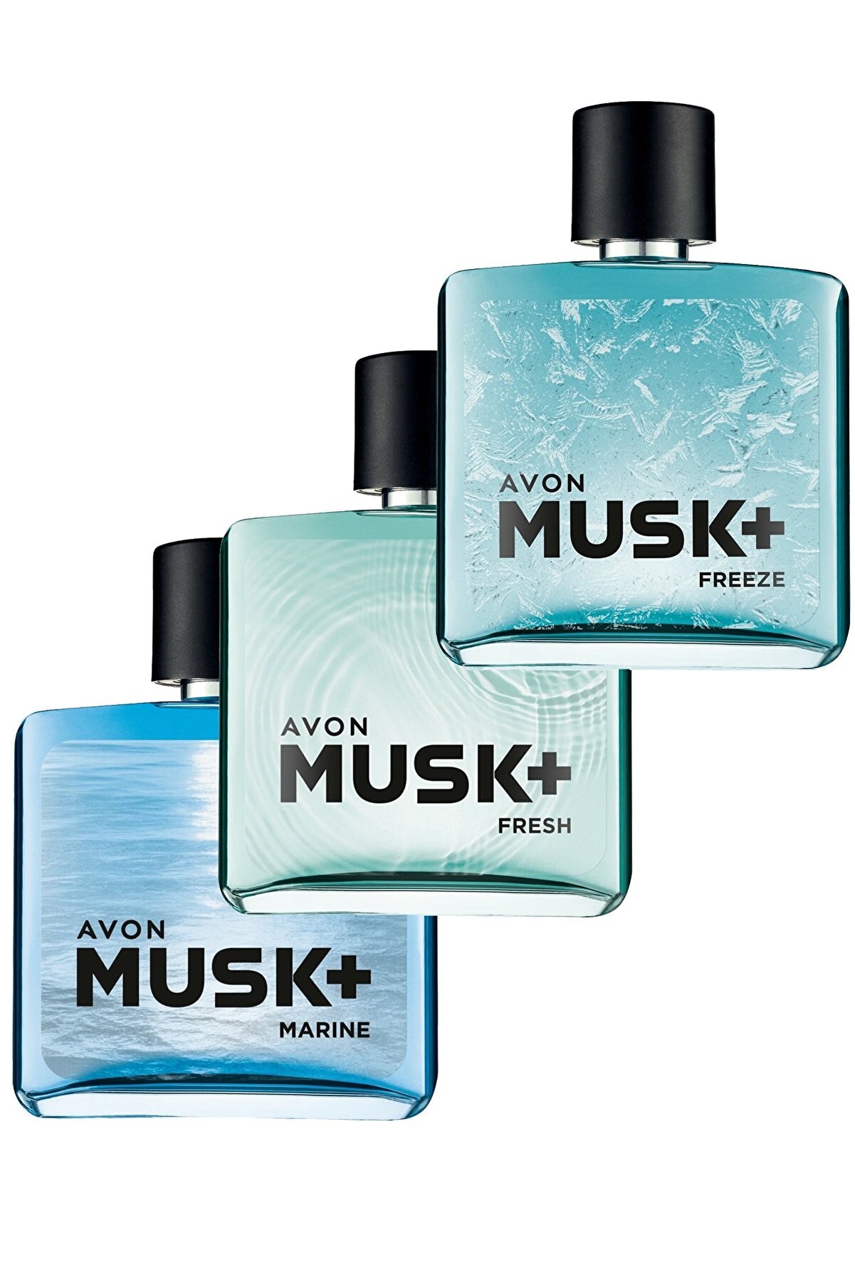 Avon Musk Marine Fresh Ve Freeze Erkek Parfüm Paketi