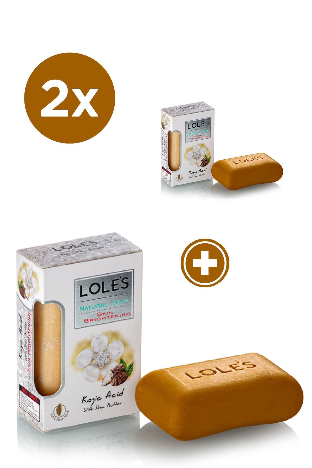 Lole's LÜKS BİTKİSEL KOJİK ASİT SABUNU 2X150 GR