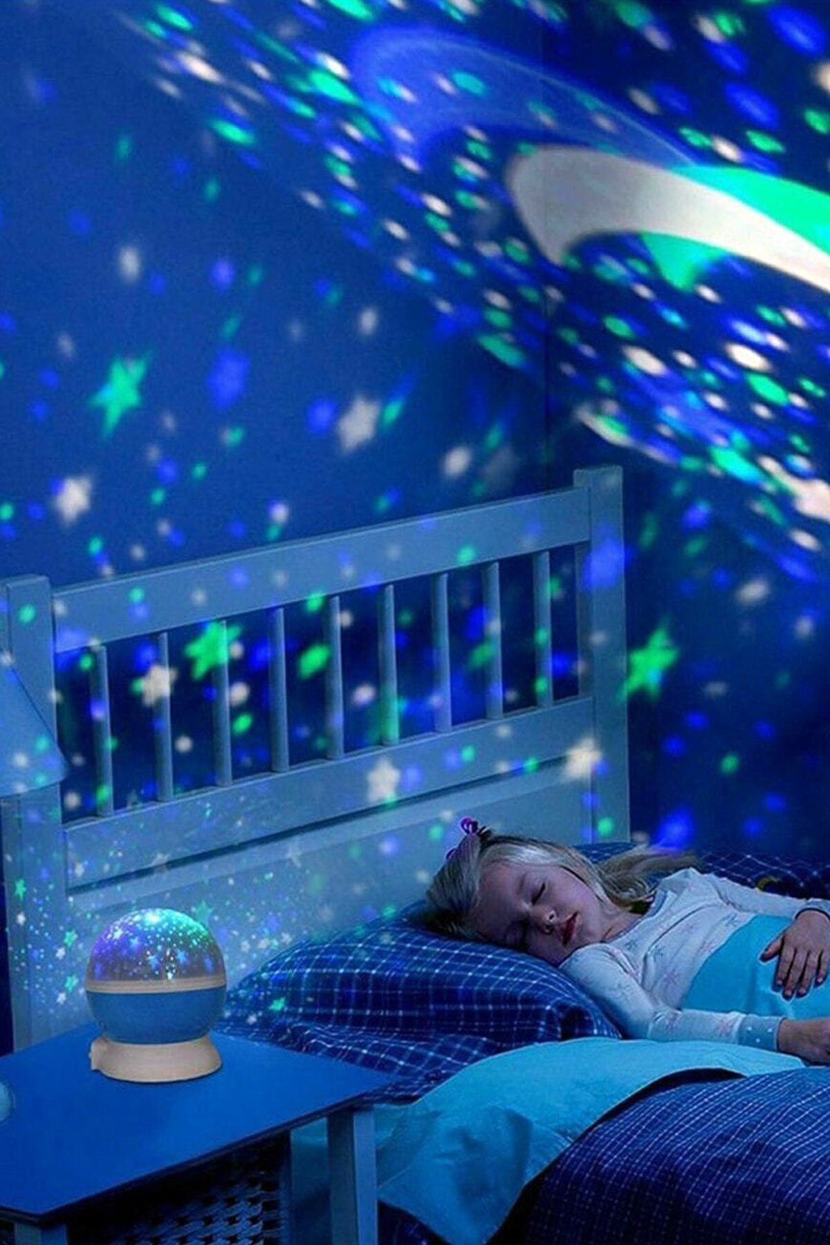 Modaba Star Master Yıldız Yansıtmalı Gece Lambası Projeksiyon Çocuk Odası Lamba Mavi