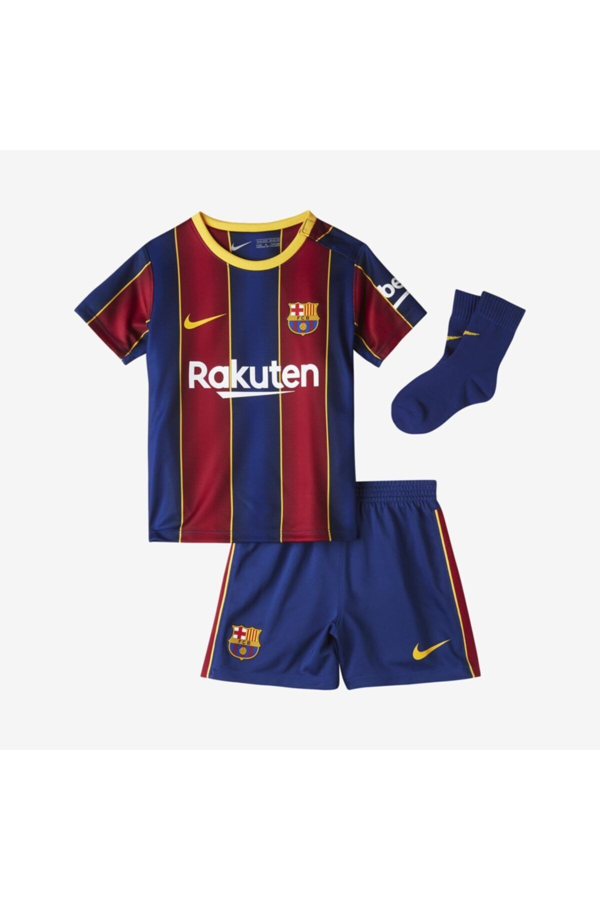 Nike Fc Barcelona 2020/21 Bebek Forma Takımı(forma+şort+çorap) Cd4607 456