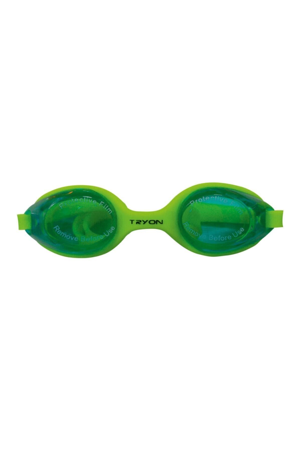TRYON Unısex Çocuk Yeşil Yüzücü Gözlüğü Yg-2030