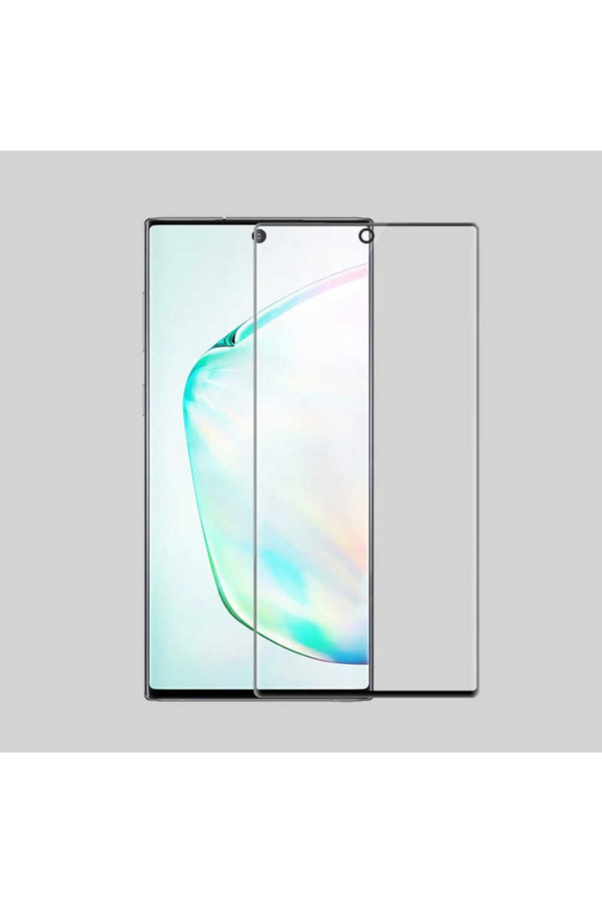 Samsung Galaxy Note 10 Plus Ekran Koruyucu Full Kavisli Tam Kaplayan Hd Esnek Film