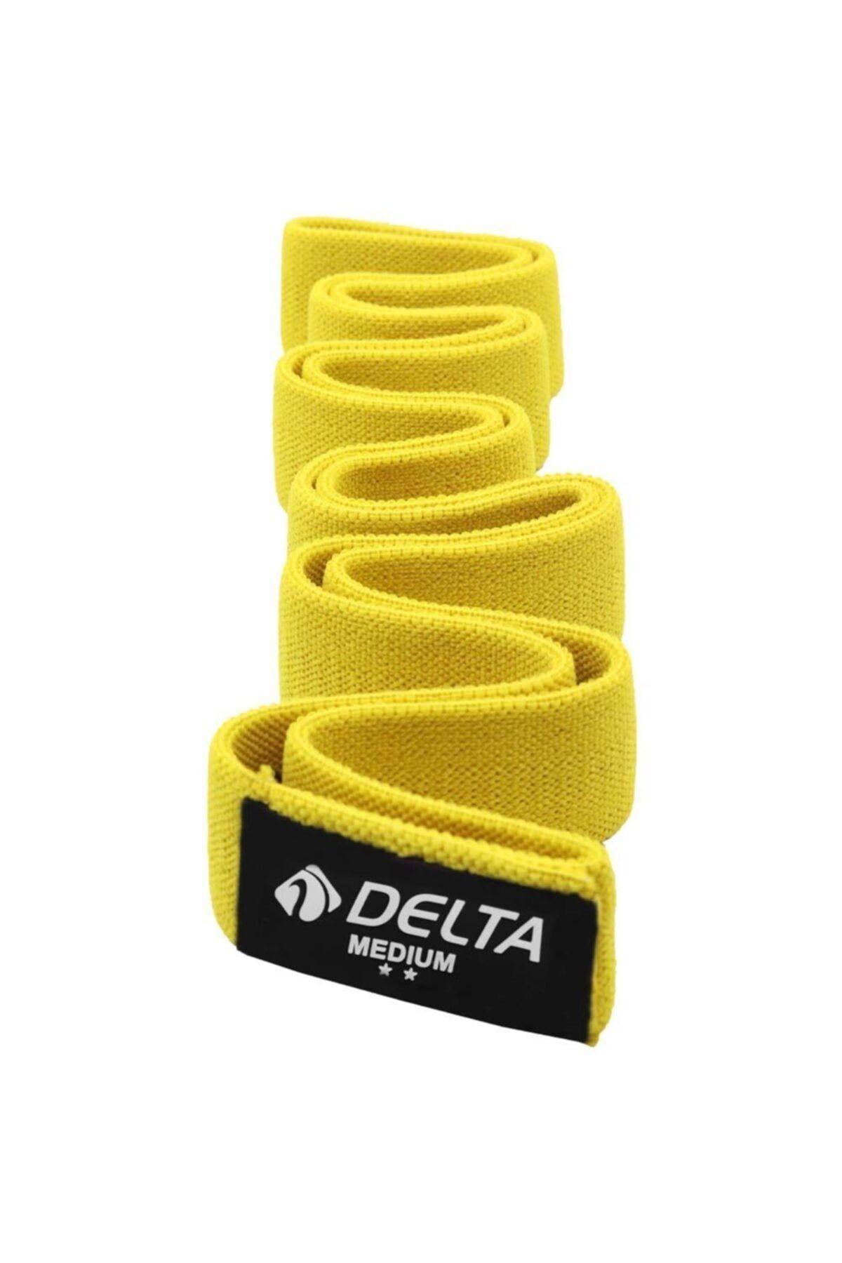 Delta Orta Sert SuperLoop Bant Barfiks Çekmeye Yardımcı Direnç Bandı Lastiği (Uç Kısmı Kapalı)