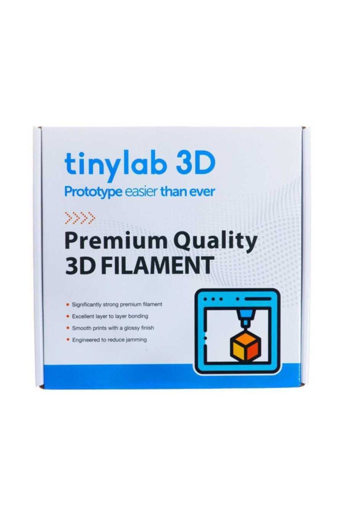 tinylab 3d 1.75 Mm Beyaz Pla Filament 500 Gr