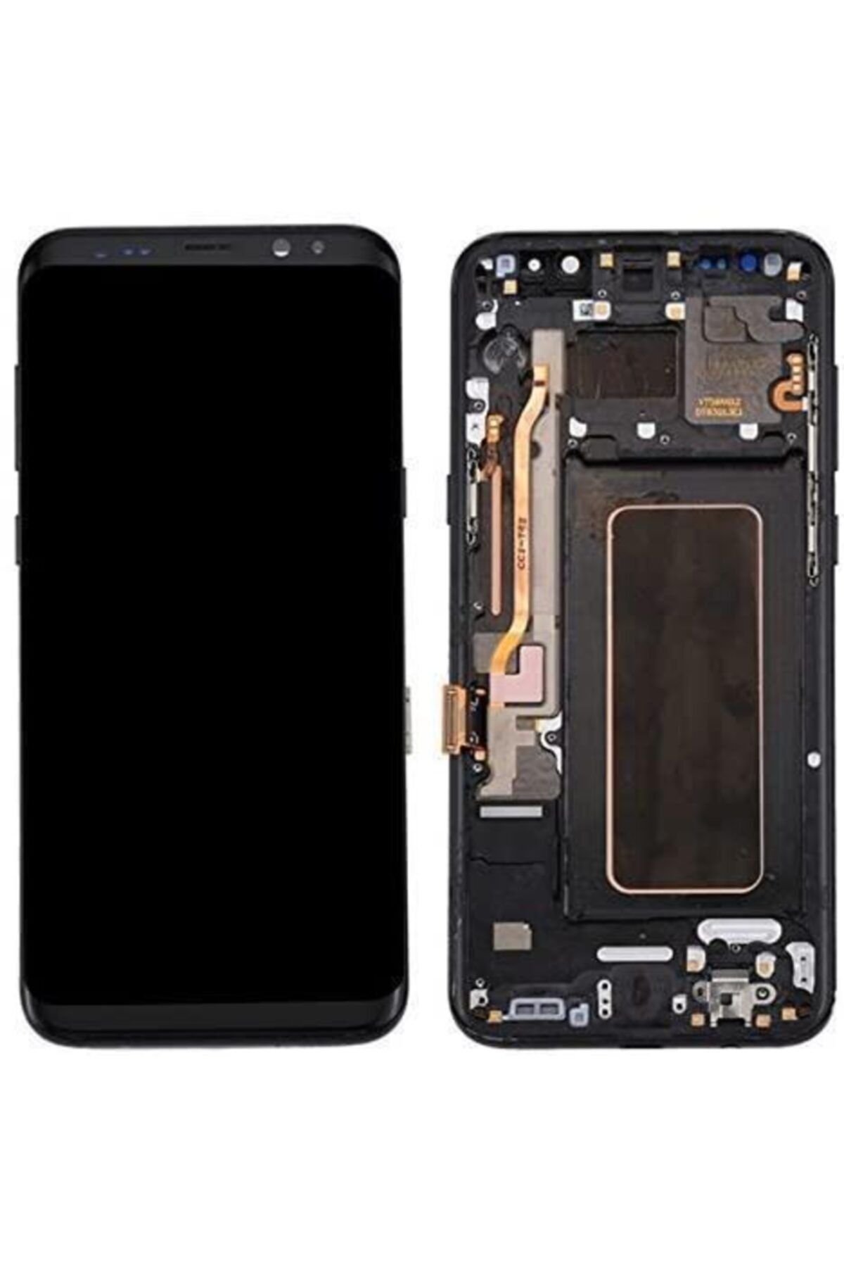 Samsung Telefon Ekranı S8 Plus Servis Orjinali Siyah