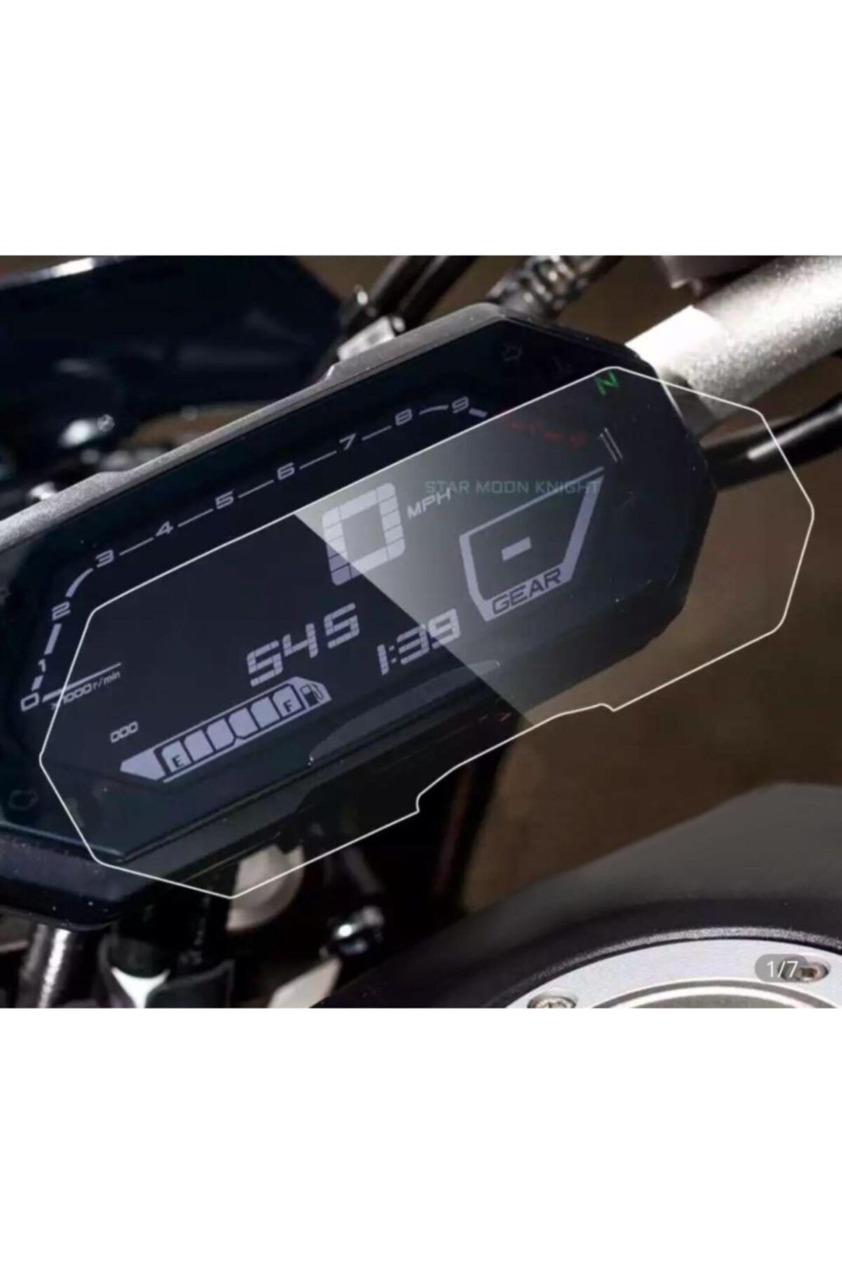 OLED GARAJ Yamaha Yeni MT-07 İçin Uyumlu Gösterge Temperli Nano Koruyucu,