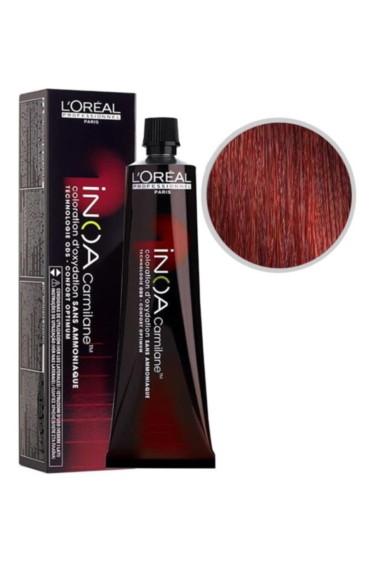 İNOA Loreal Professionnel Saç Boyası 6.66 Koyu Kumral Yoğun Kızıl