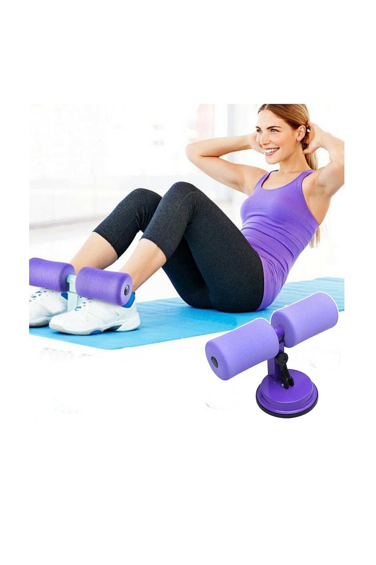 Avessa Suction Sit Up Mekik Çekme Aleti Mor Acf-100