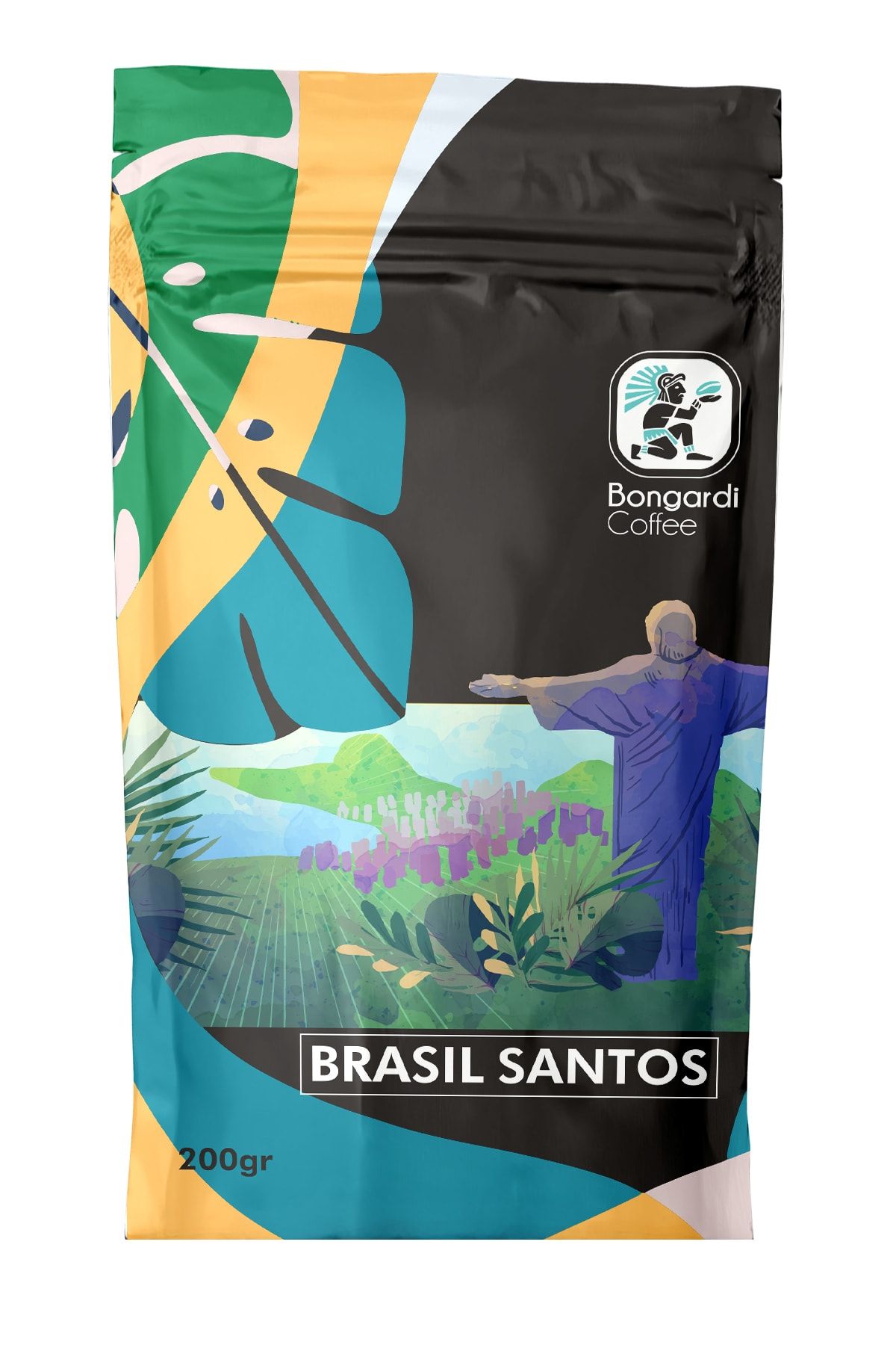 Bongardi Coffee 200 gram Brezilyan Santos Yöresel Filtre Kahve Makinesi Uyumlu