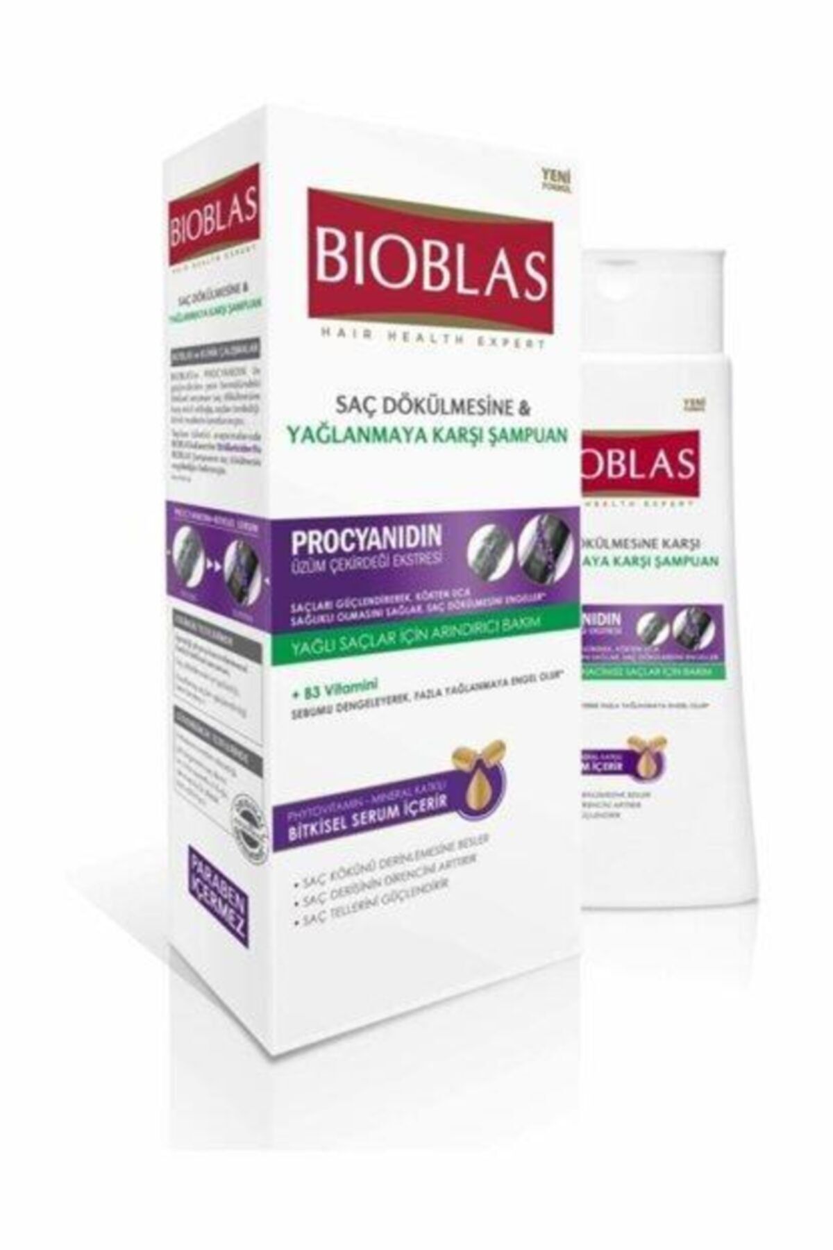 Bioblas Yağlanmaya Karşı Yağlı Saçlar Şampuan 360 Ml