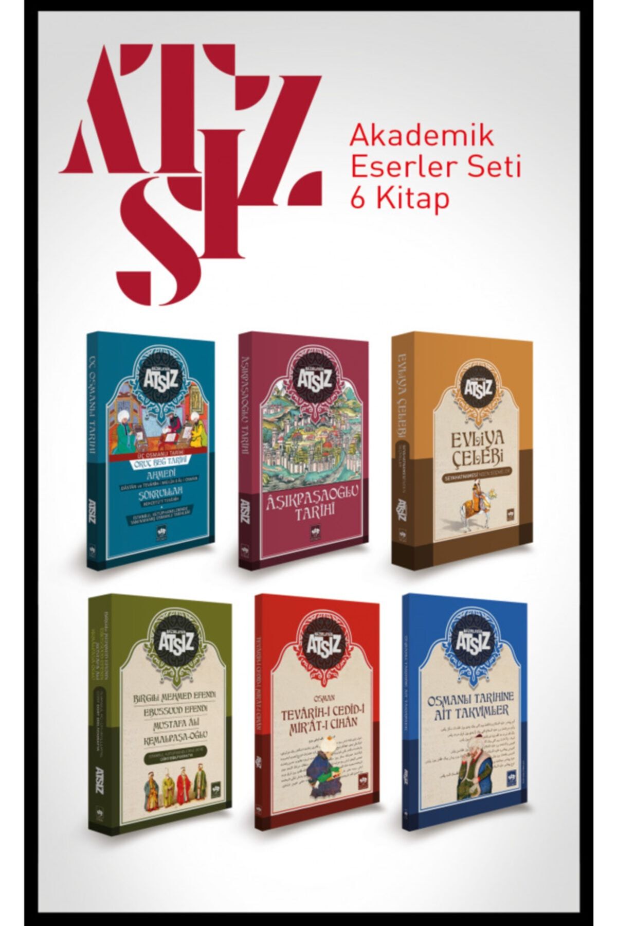 Ötüken Neşriyat Atsız Akademik Eserler Seti 6 Kitap/hüseyin Nihal Atsız