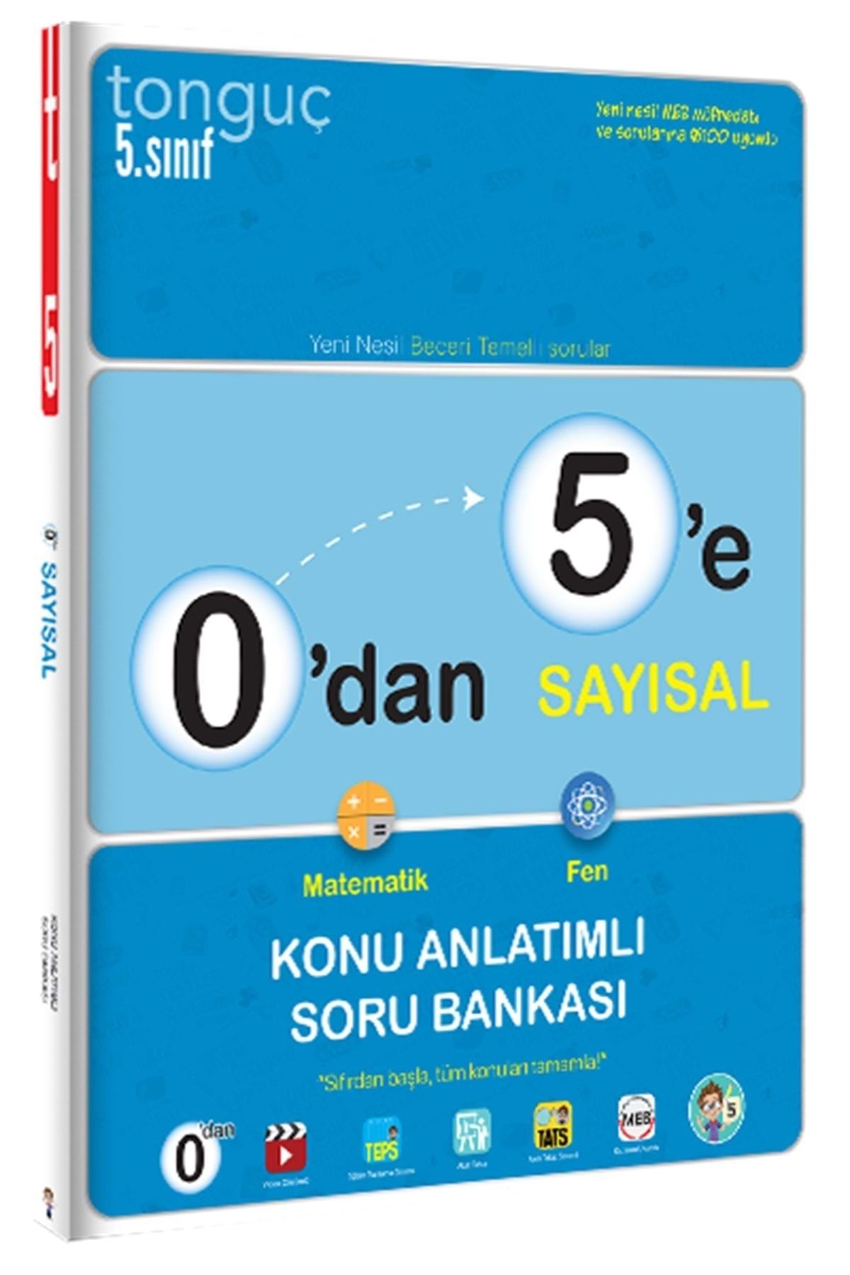 Tonguç Yayınları Güncel Baskı 0´dan 5´e Sayısal Konu Anlatımlı Soru Bankası