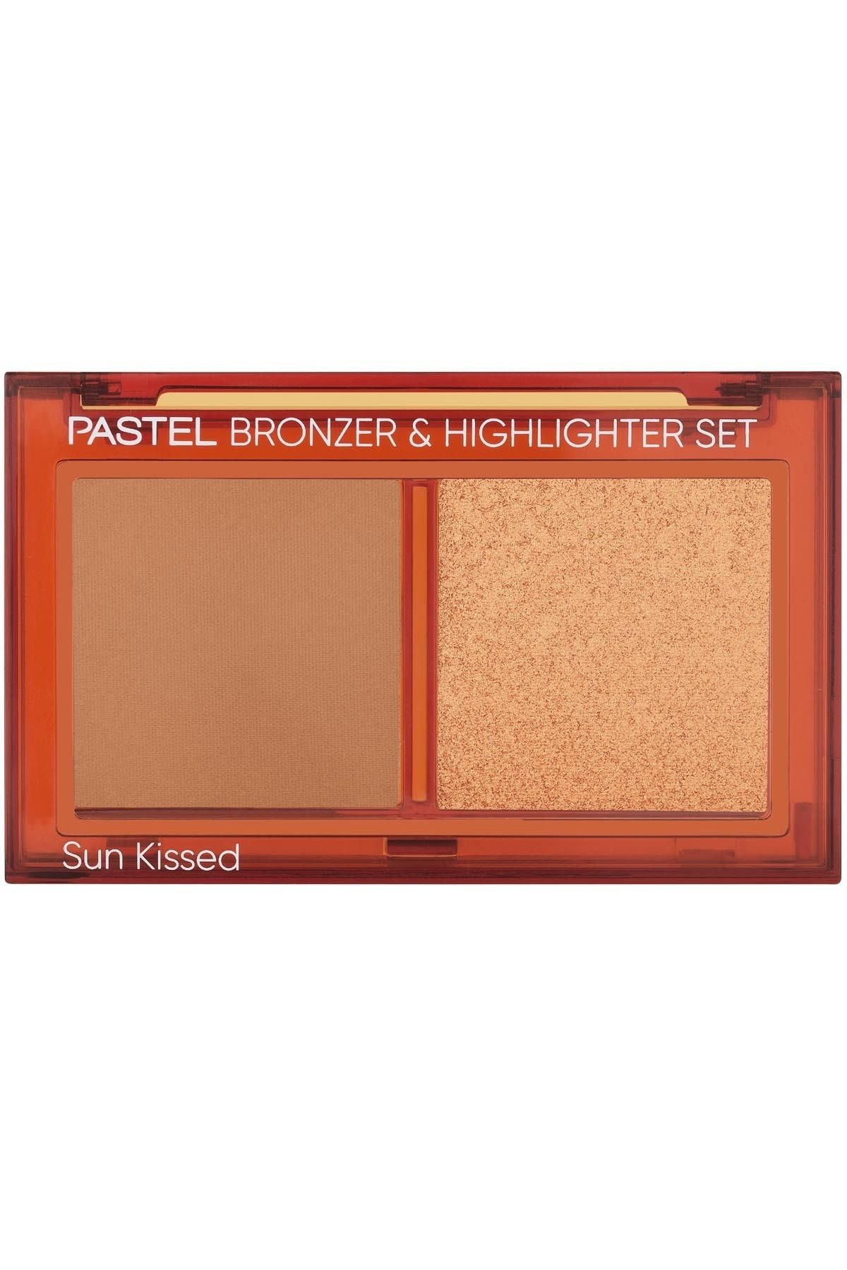 Pastel Bronzer & Highlighter Set Sun Kissed 02 Tan Bronze & Heat Glow