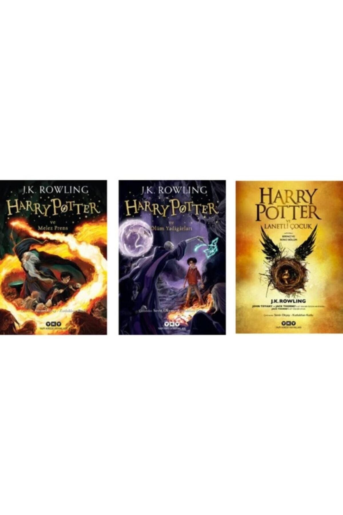 Yapı Kredi Yayınları Harry Potter Serisi 3 Kitap 6. 7. 8. Kitaplar - Melez Prens - Ölüm Yadigarları - Lanetli Çocuk